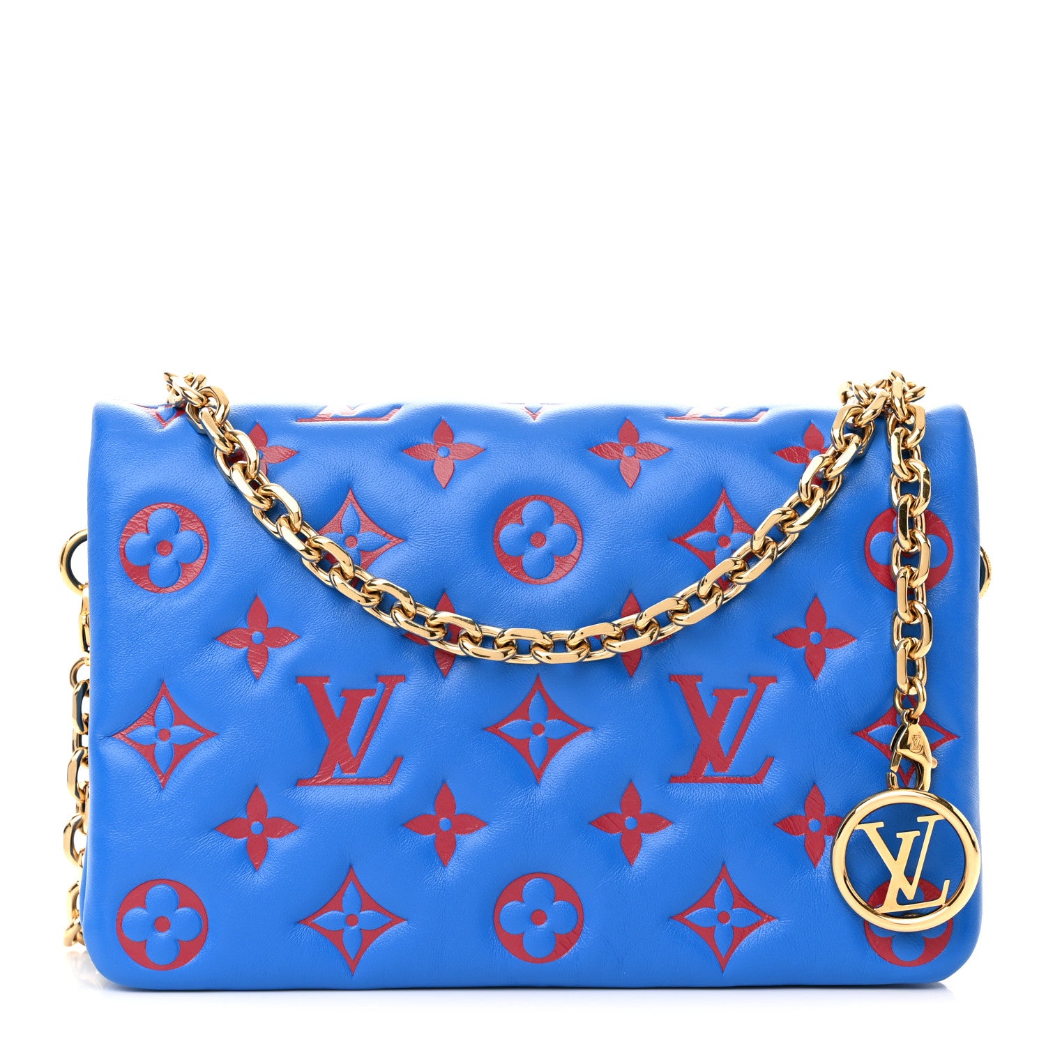 Louis Vuitton Lambskin Embossed Monogram Vuittamins Pochette