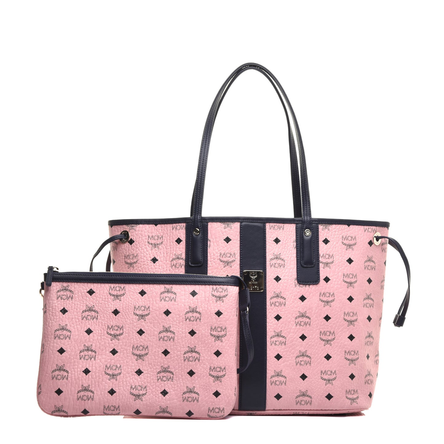 Visetos Medium Liz Reversible Shopper Tote Soft Pink