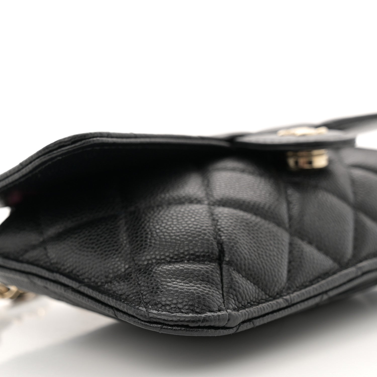 Chanel Caviar Fabric Graffiti Foldable Tote Bag With Chain Black Multicolor 16 of 19