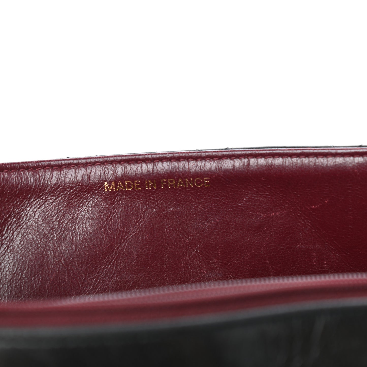 Lambskin Quilted Medium Single Flap Brown