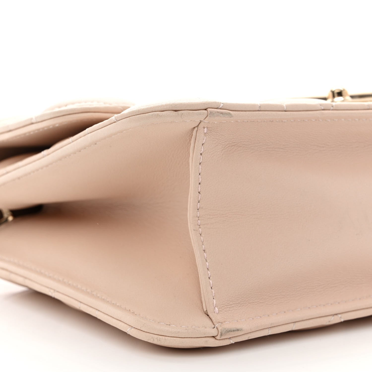 Christian Dior Lambskin Cannage Miss Dior Promenade Pouch Beige 10 of 12
