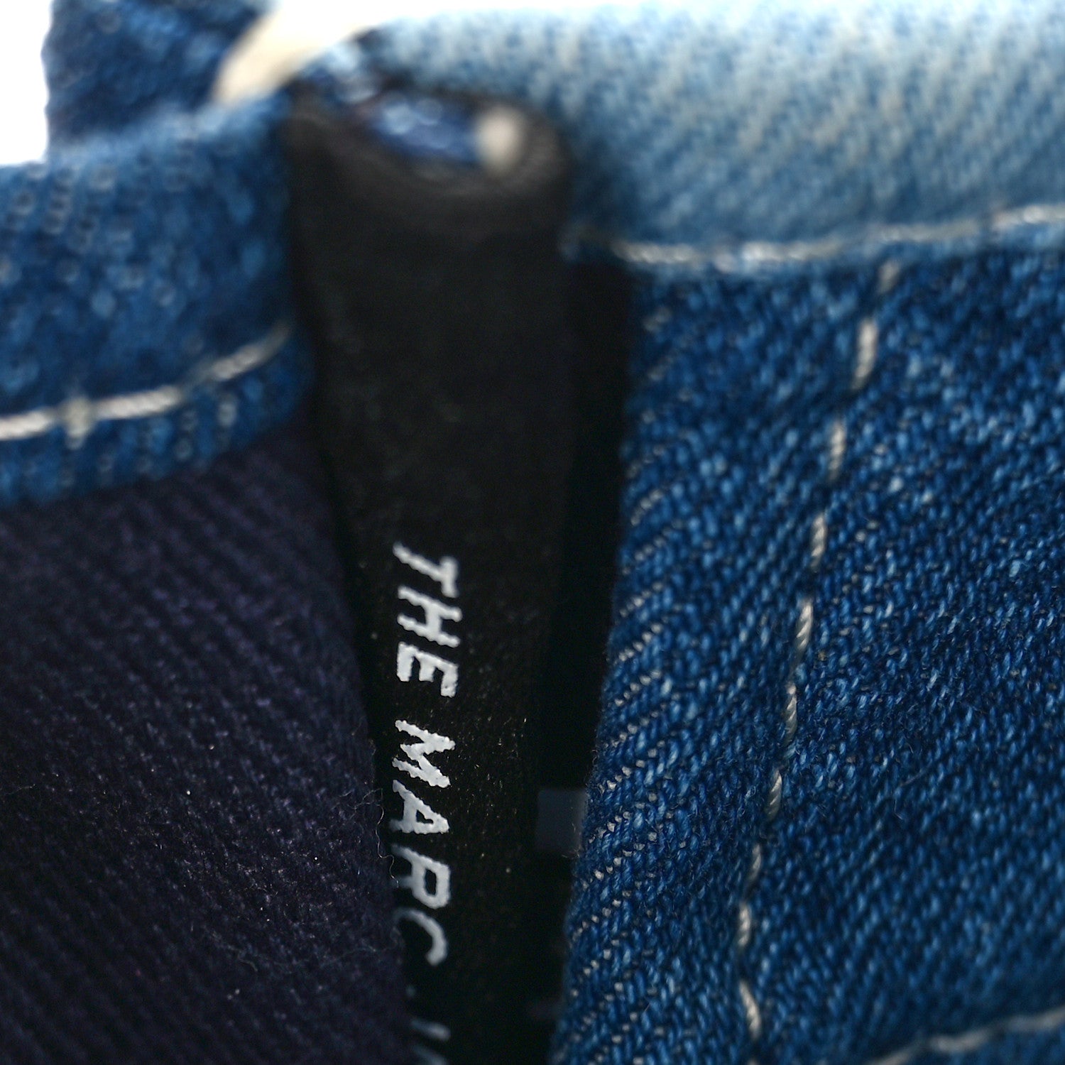 Marc Jacobs Denim Canvas Small Tote Bag Blue 9 of 10