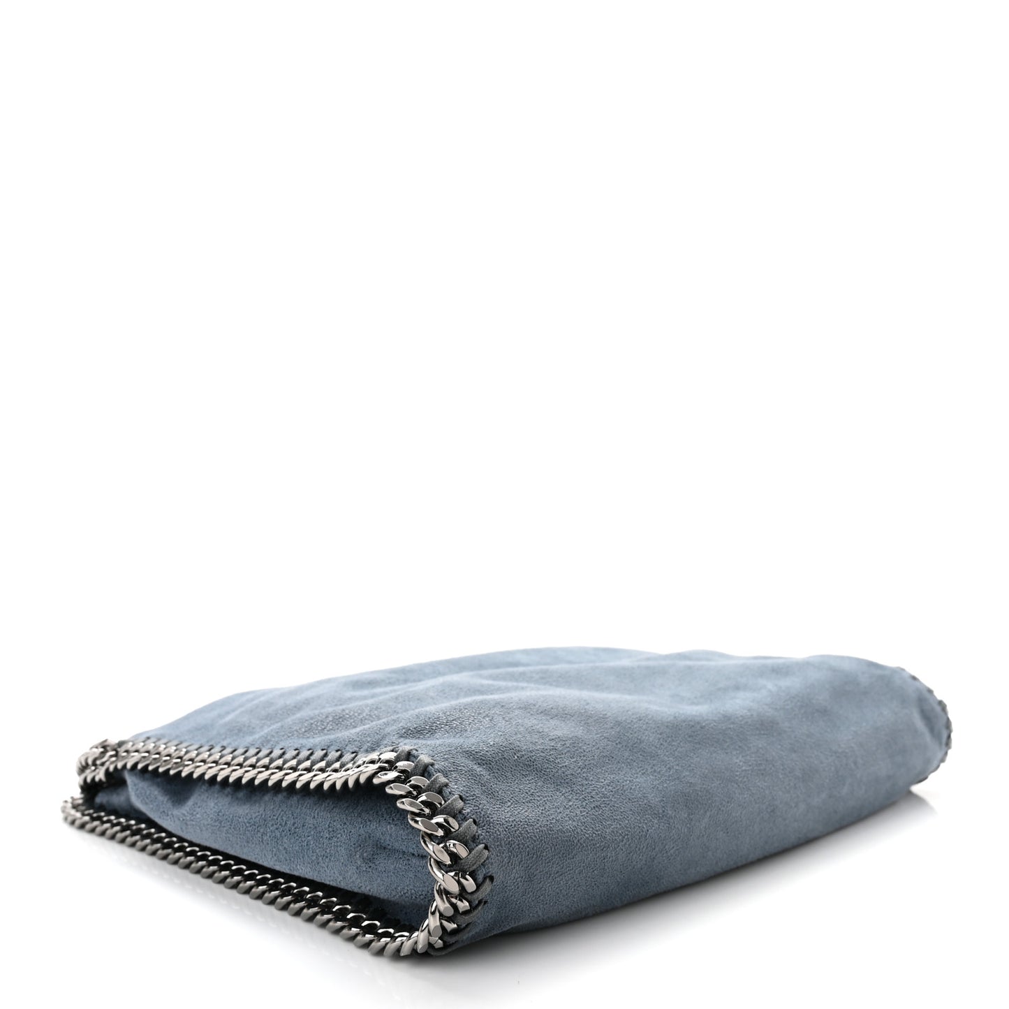 Shaggy Deer Falabella Fold Over Tote Light Blue