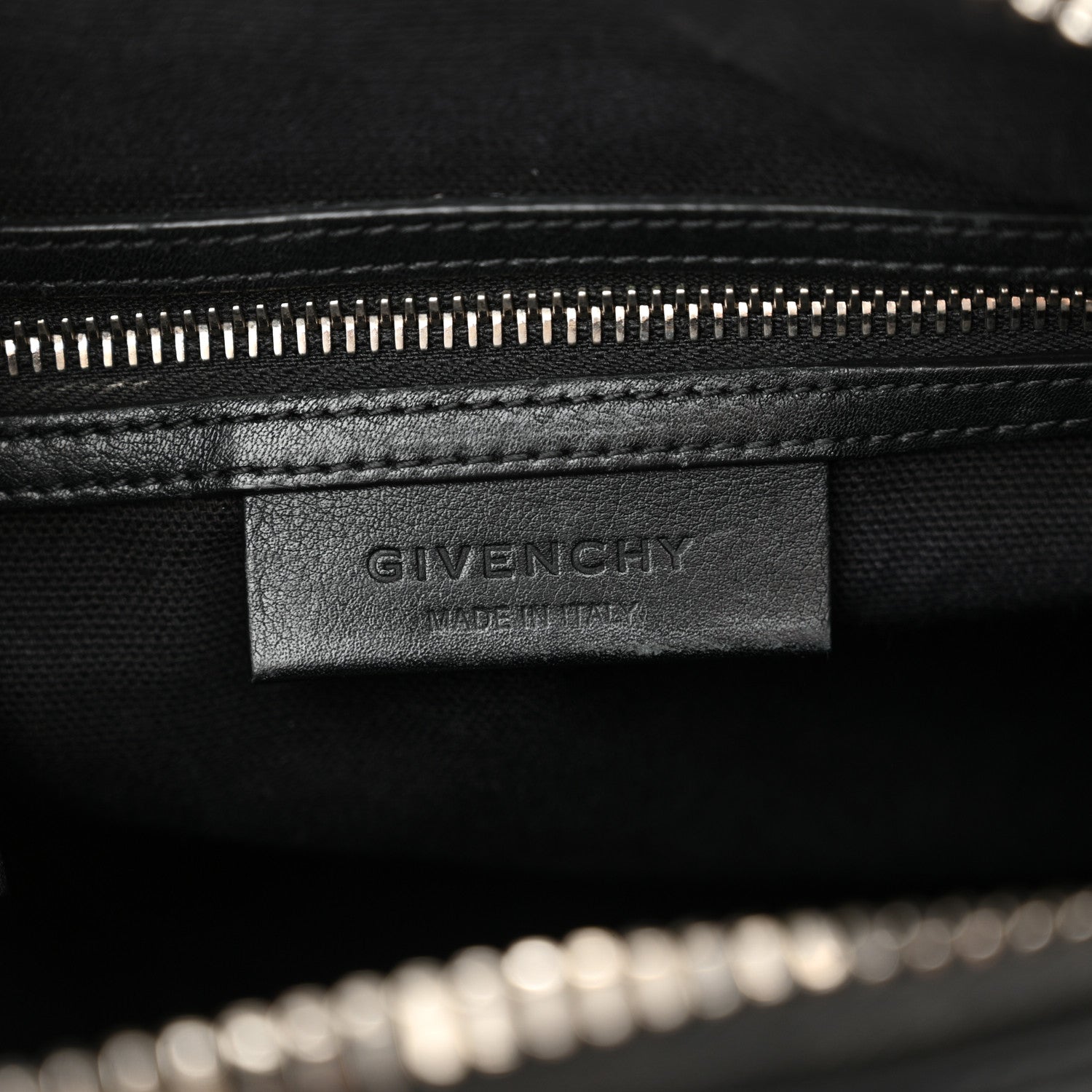 Givenchy Calfskin Chain Detail Mini Antigona Black 6 of 12