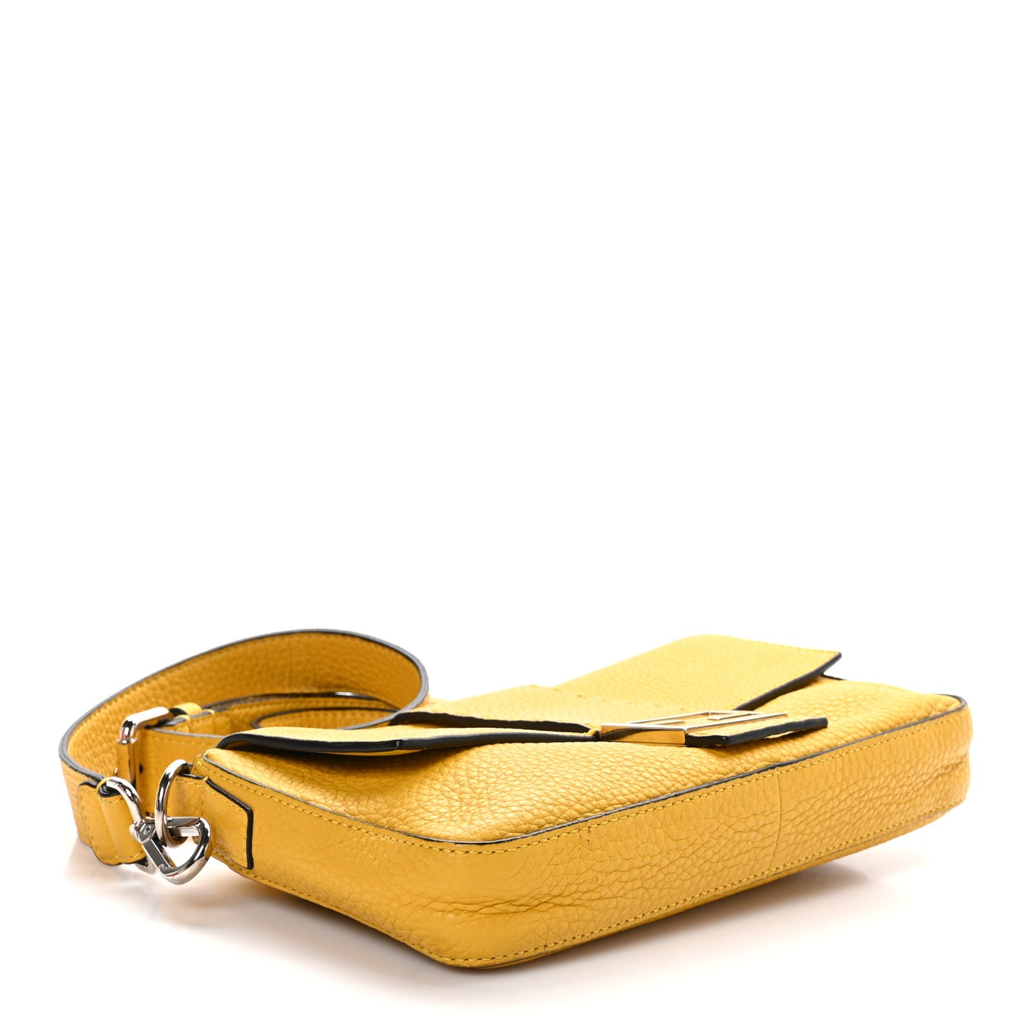 Cuoio Romano Selleria Belt Baguette Bag Giallo Fendi