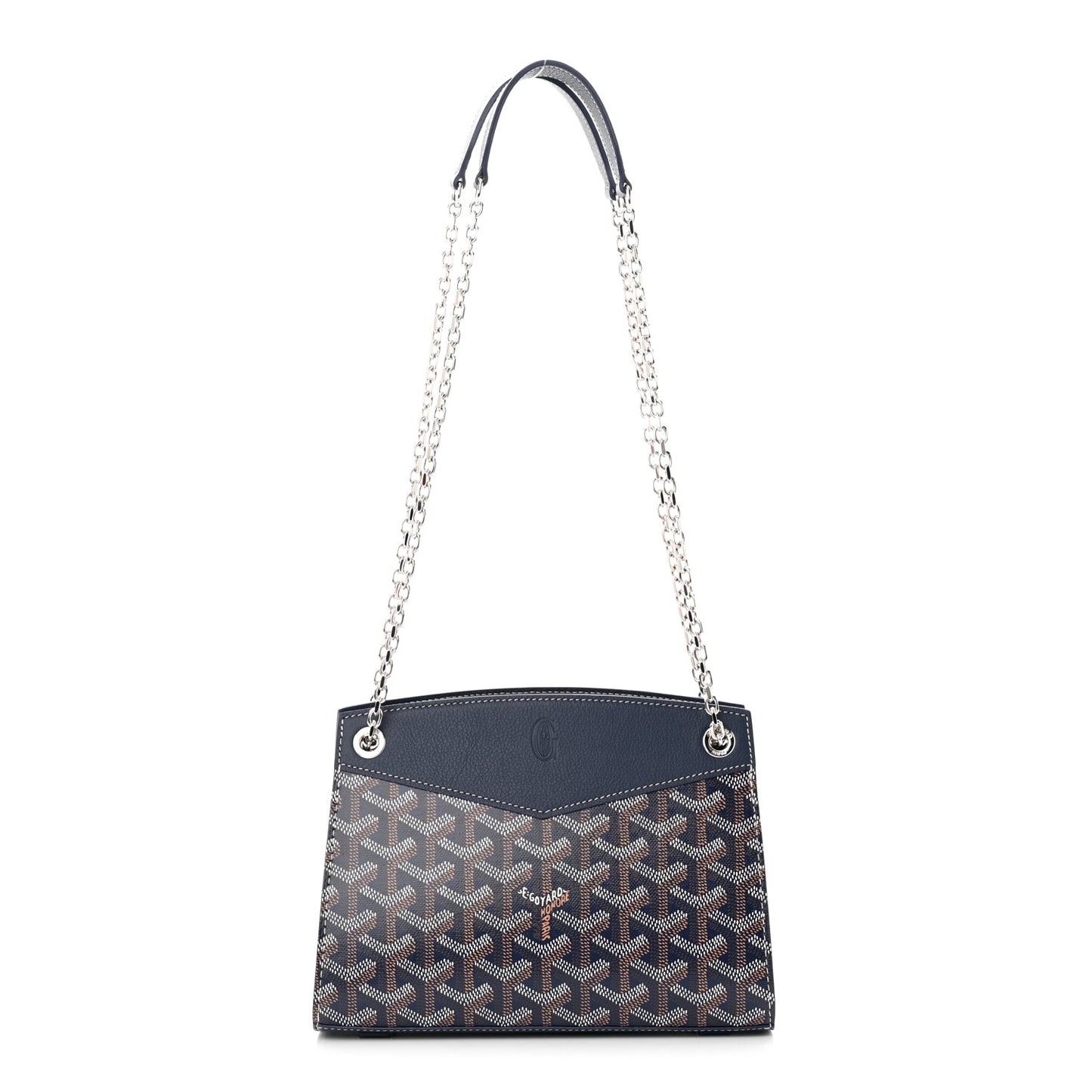 Goyardine Mini Rouette Structure Navy