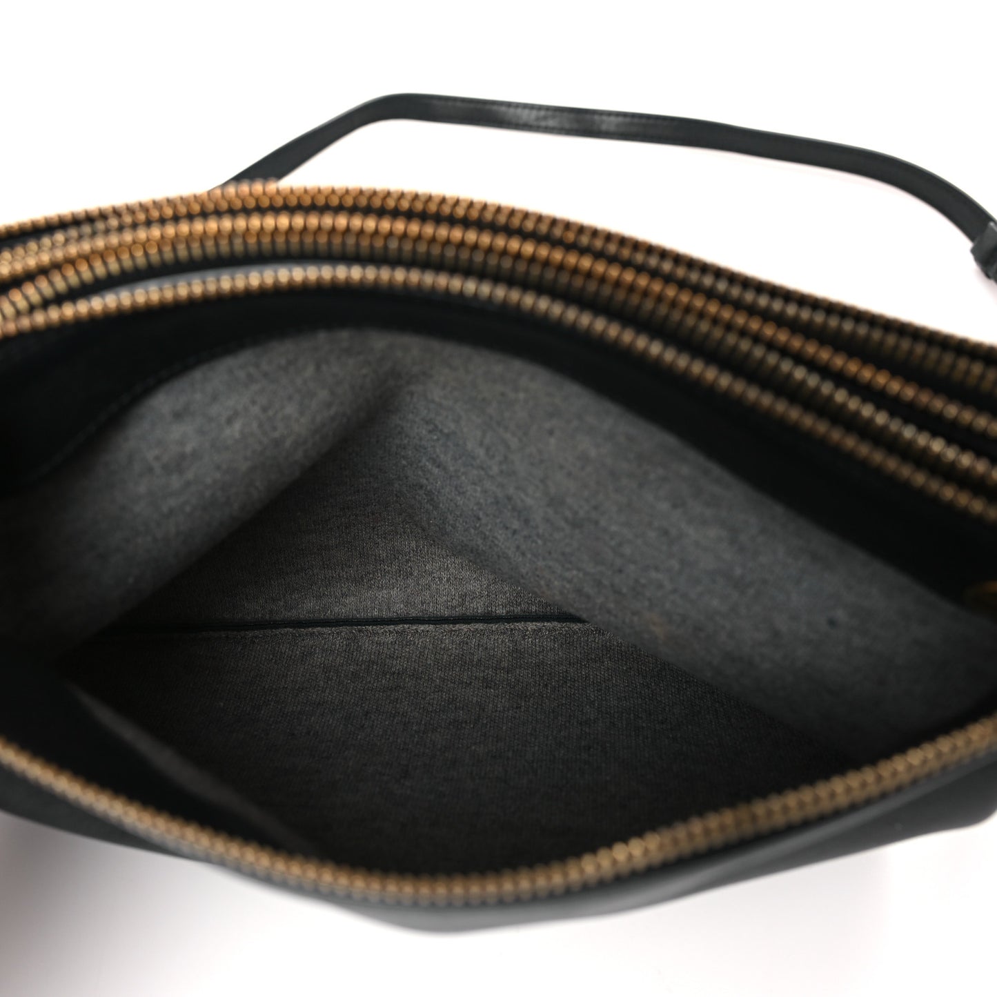 Lambskin Large Trio Crossbody Bag Black