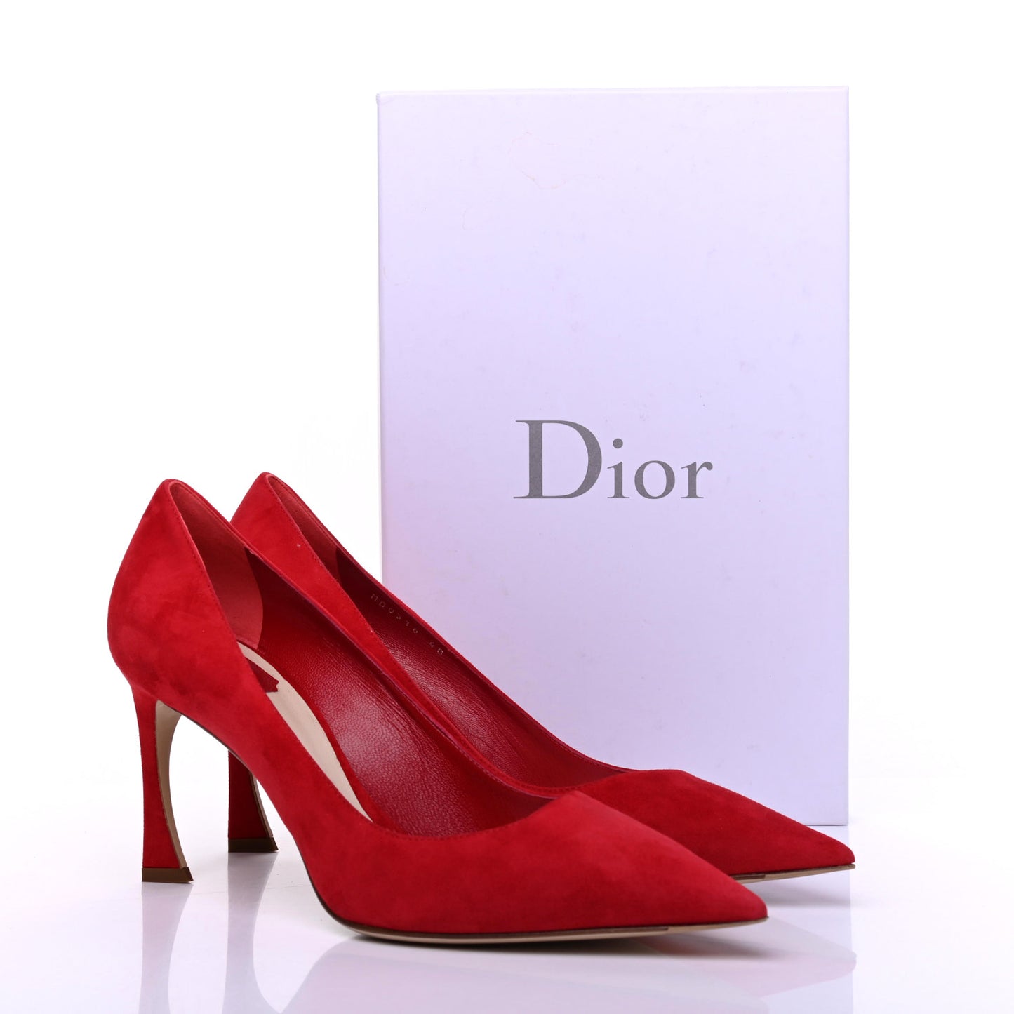 Suede Songe Pumps 40 Red