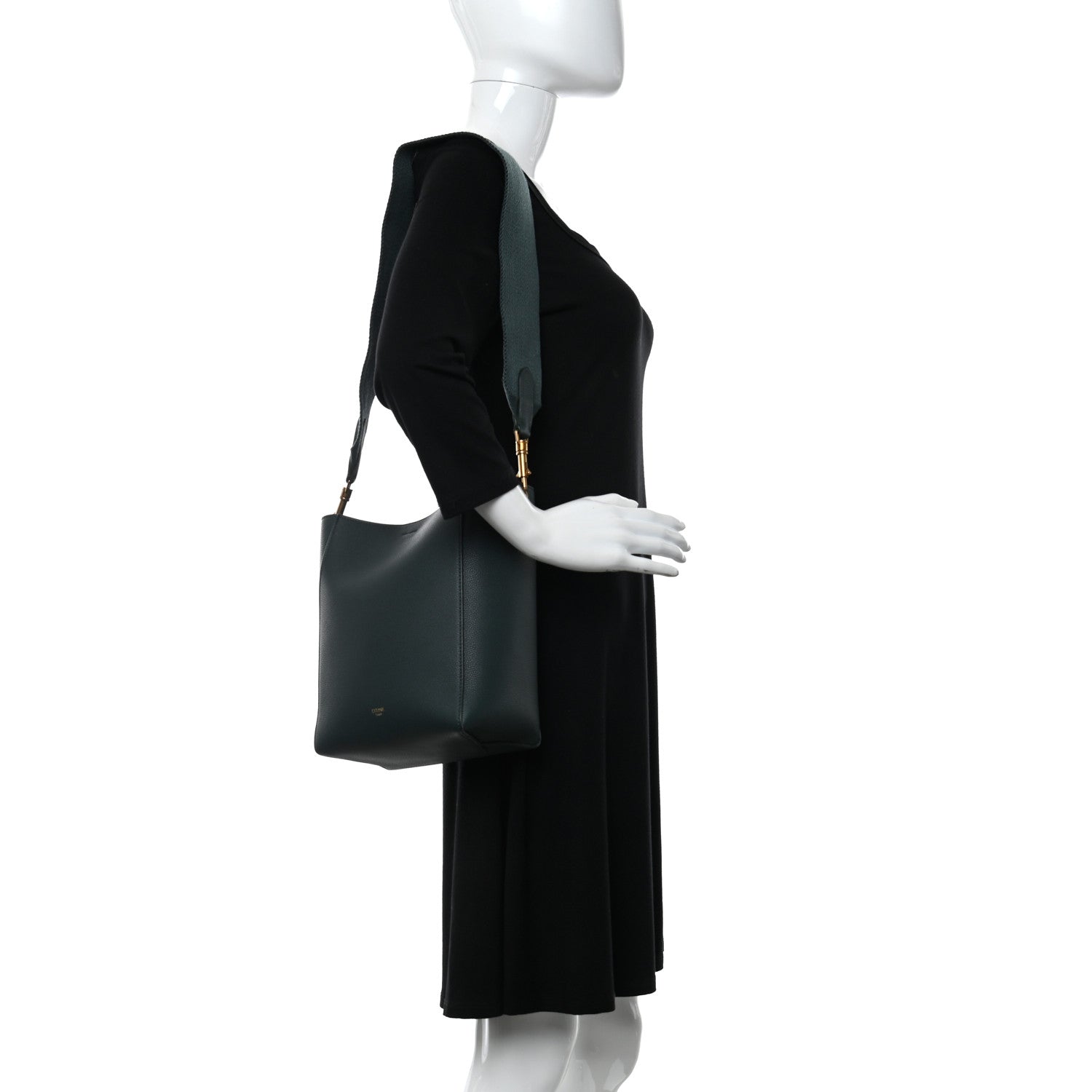 Celine Soft Grained Calfskin Small Sangle Bucket Bag Amazone 2 of 11