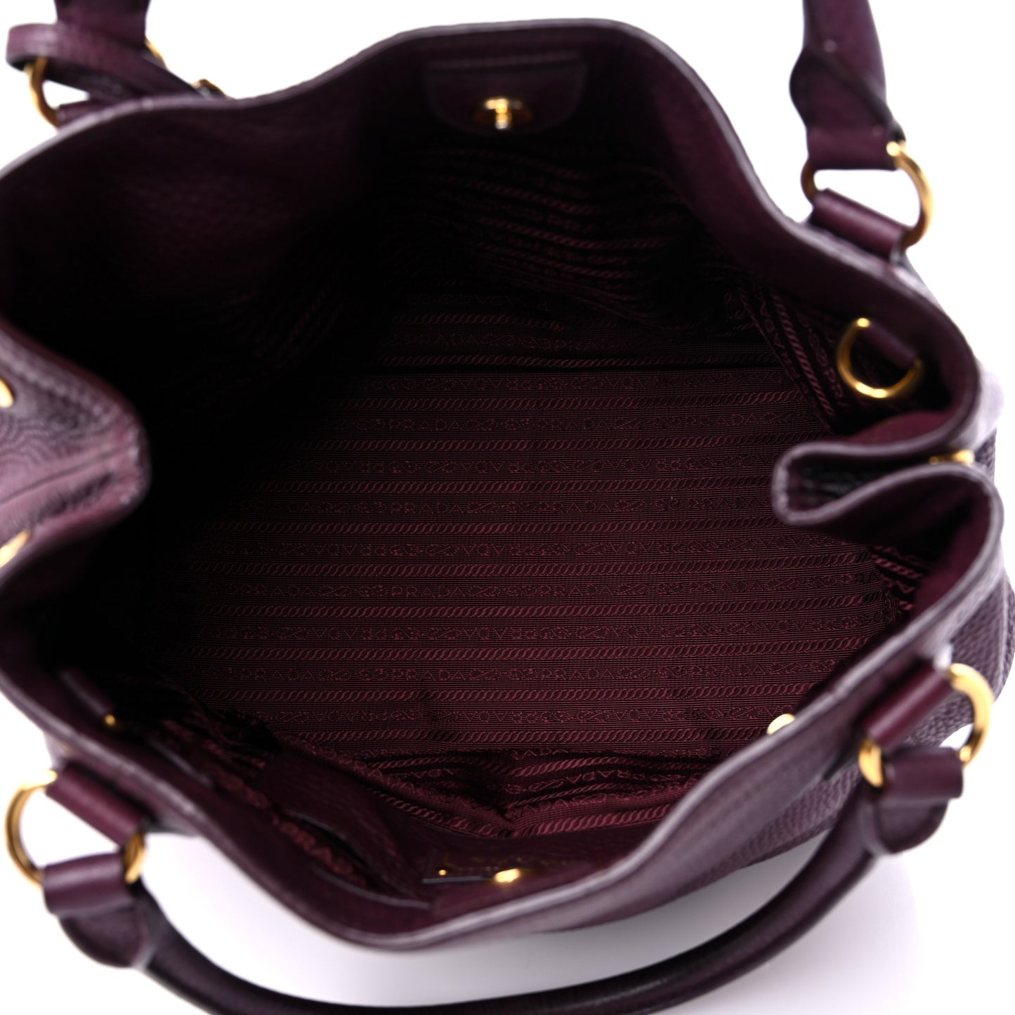 Vitello Daino Tote Granato