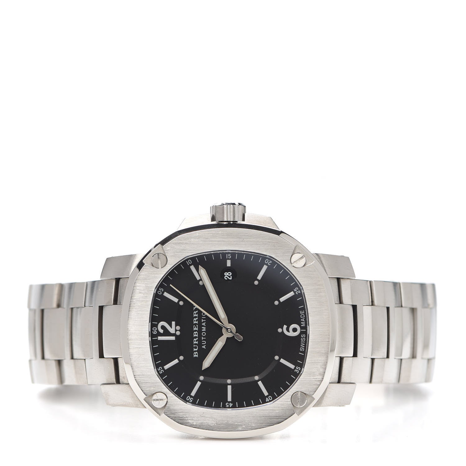 Burberry Stainless Steel 41mm The Britain Automatic Watch Black BBY1203 2 of 5