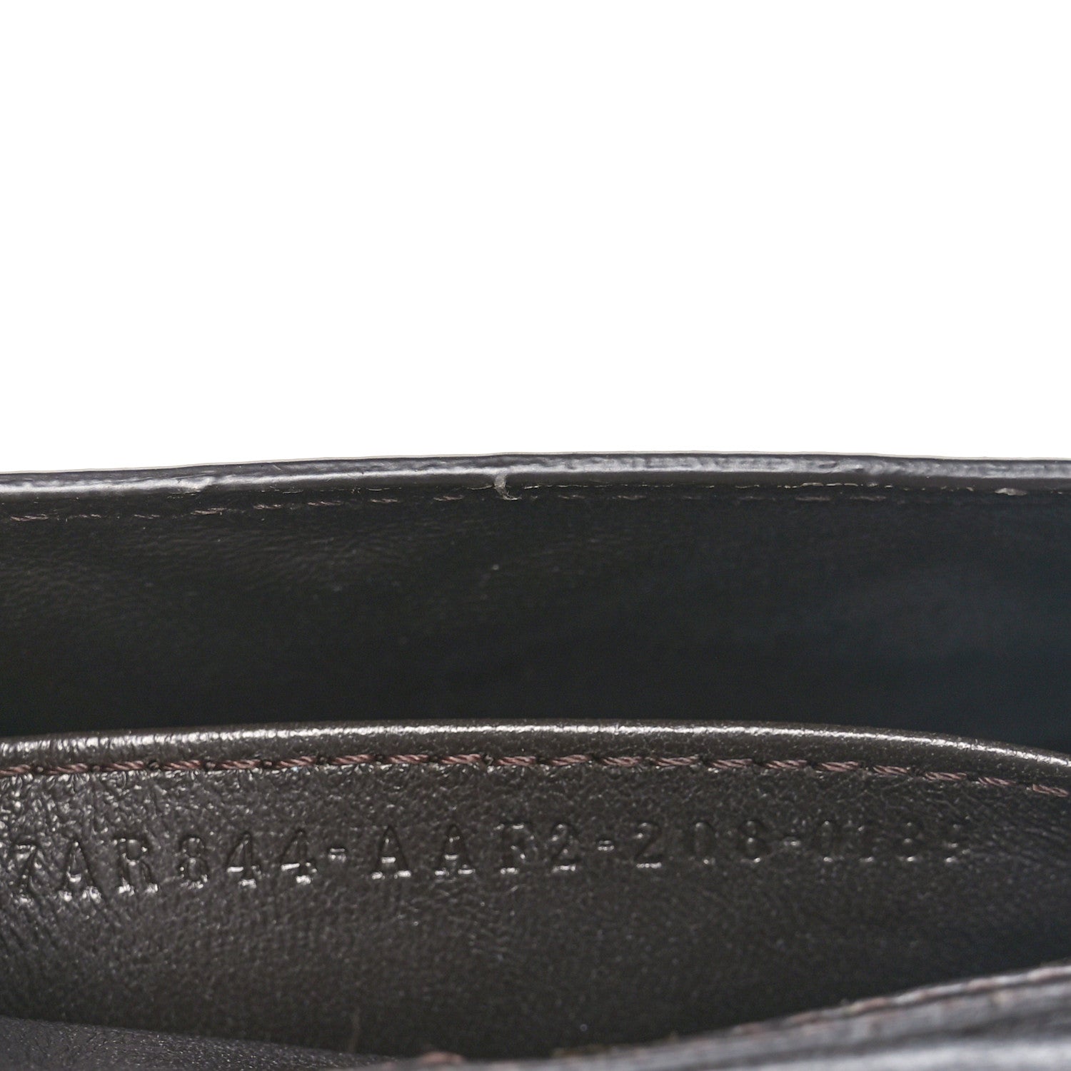 Fendi Vitello Catalan Mirror FF 1974 Embossed Nano Baguette Charm Graphite 5 of 8