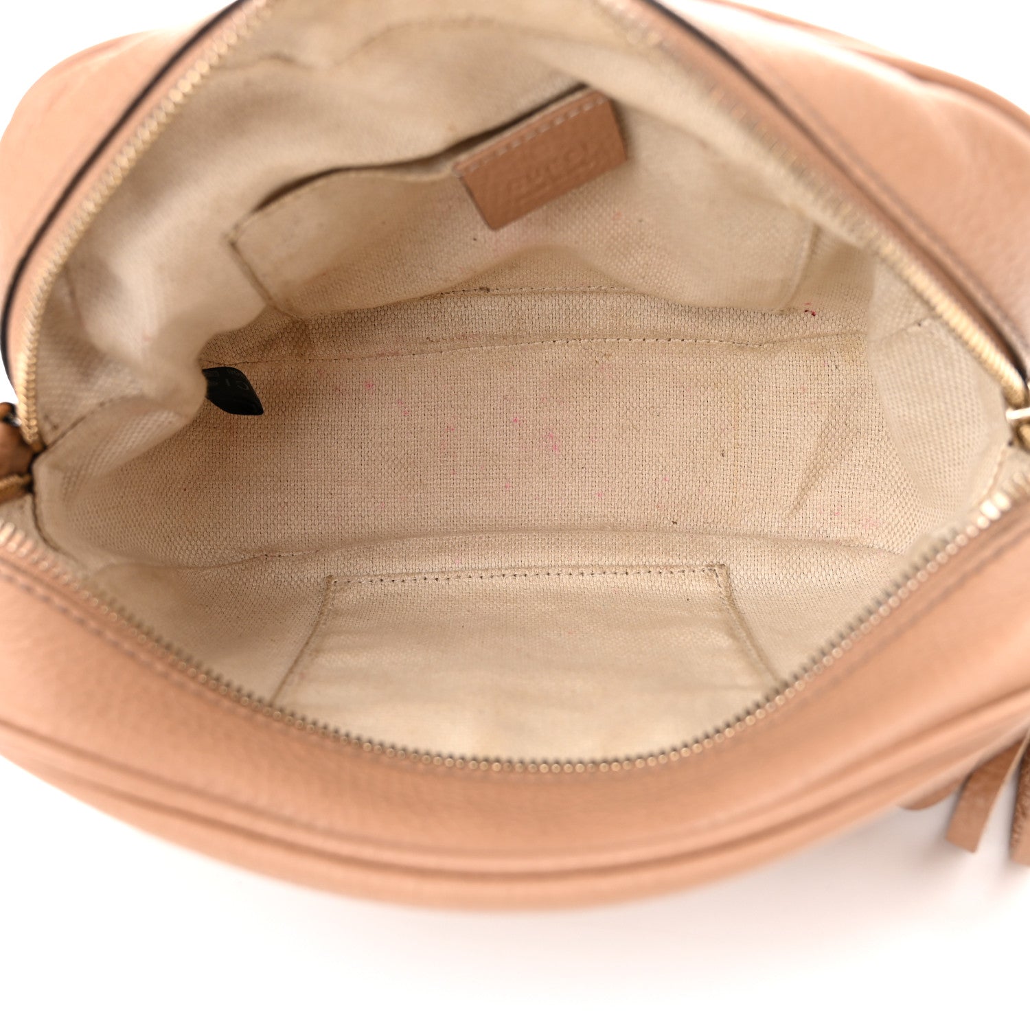 Gucci Pebbled Calfskin Small Soho Disco Bag Camelia 5 of 11