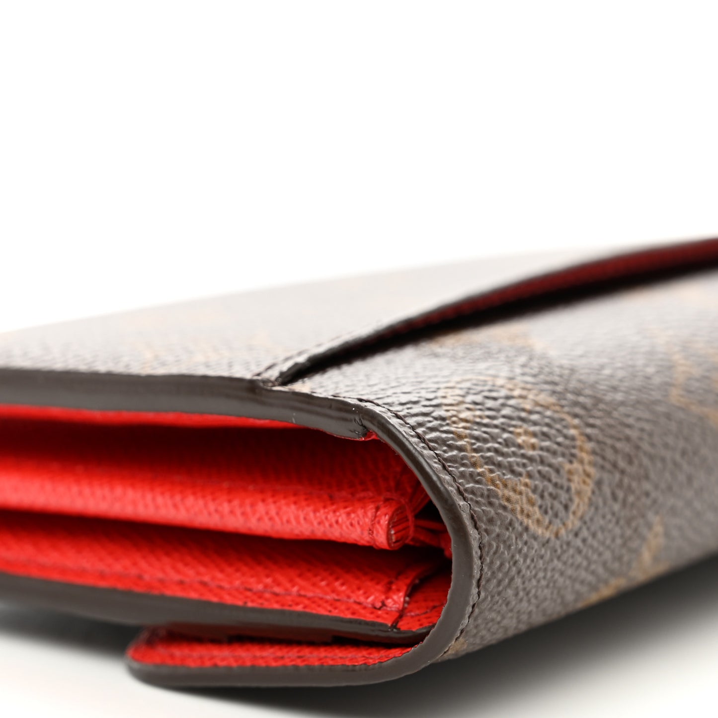 Monogram Sarah Wallet NM Coquelicot
