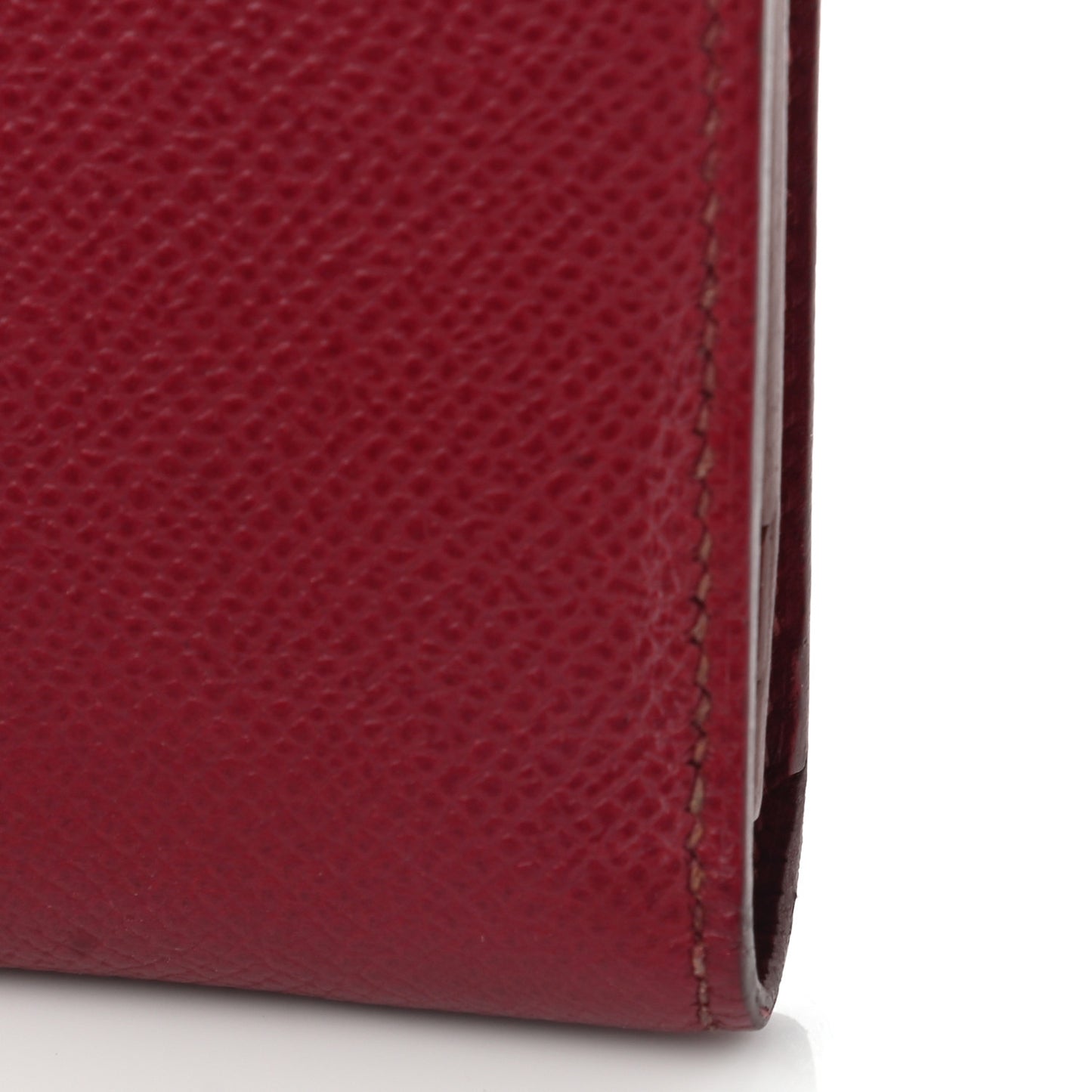 Epsom Bearn Gusset Wallet Rouge Grenat
