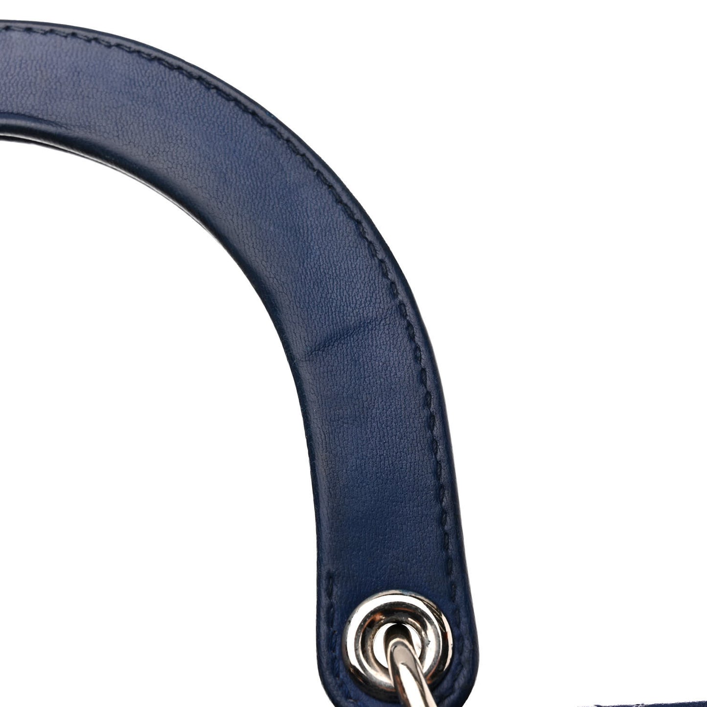 Lambskin Cannage Medium Lady Dior Blue