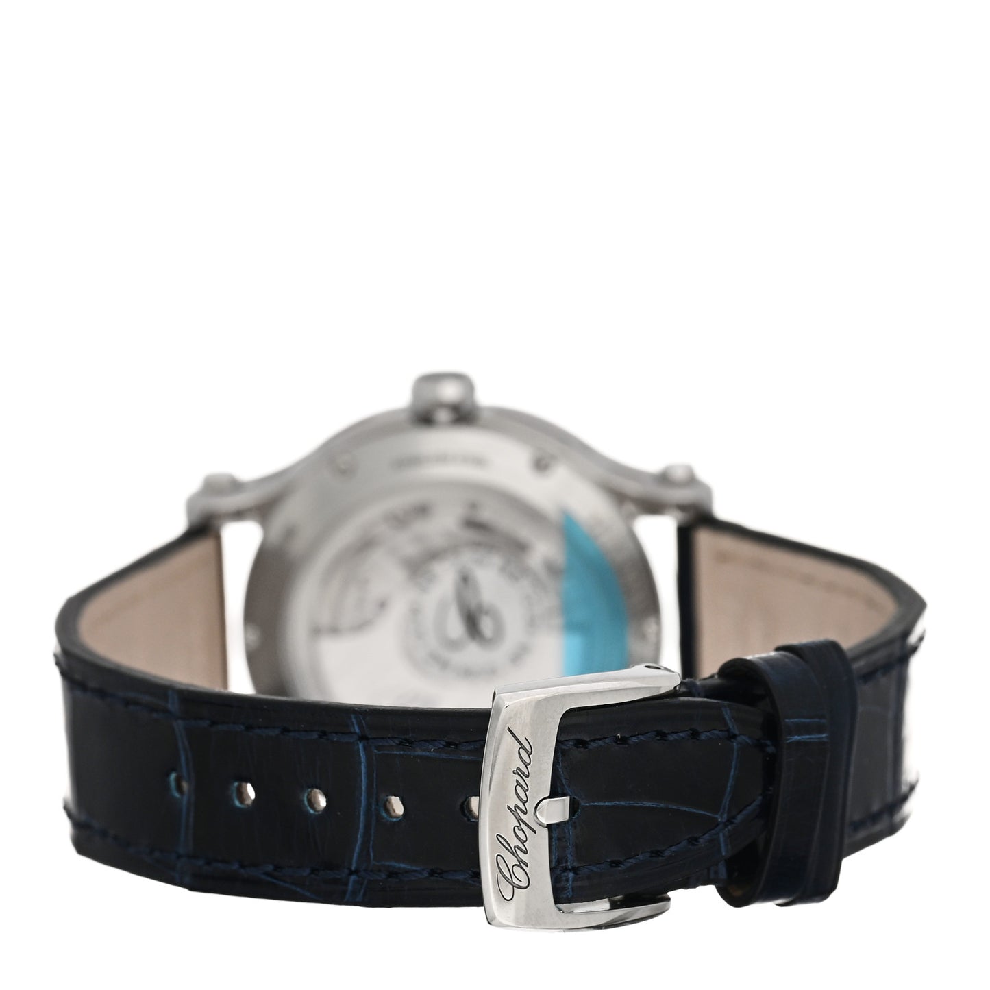 Stainless Steel Alligator Diamond Bezel 33mm Happy Sport Automatic Watch
