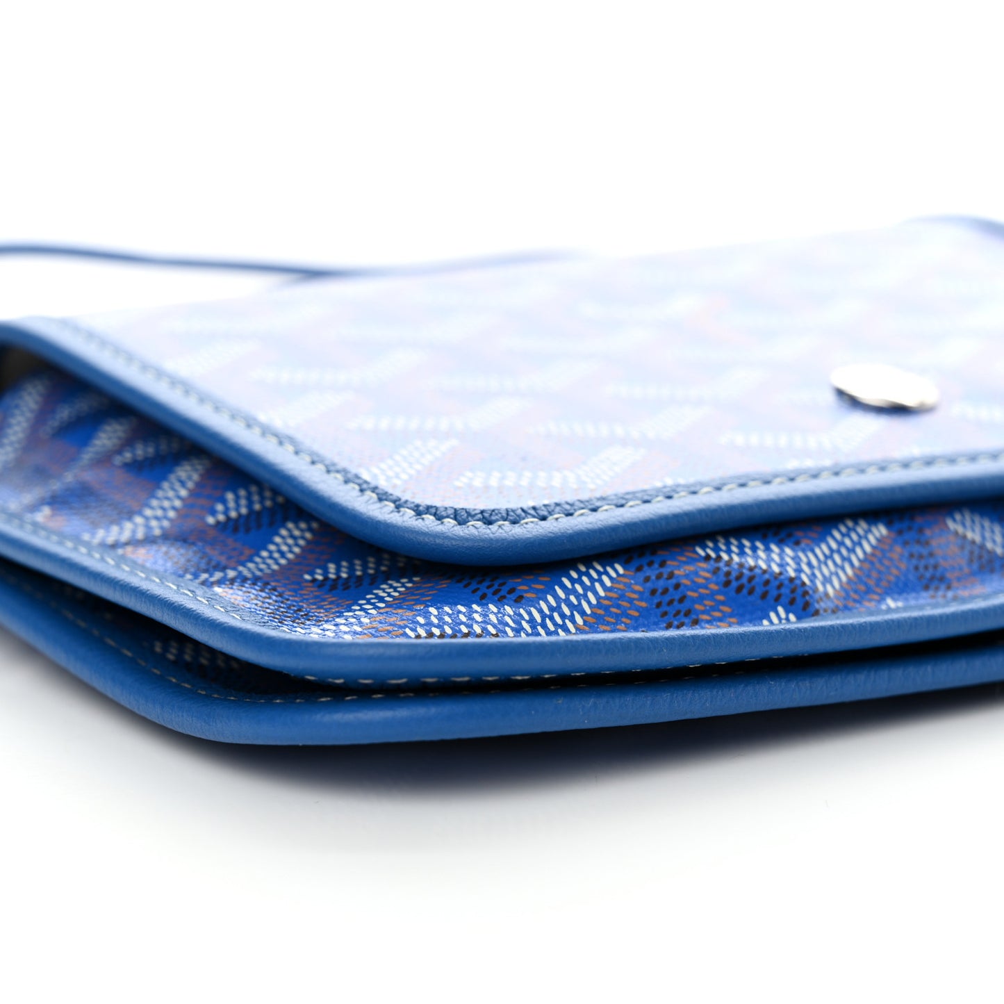 Goyardine Plumet Wallet Clutch Sky Blue