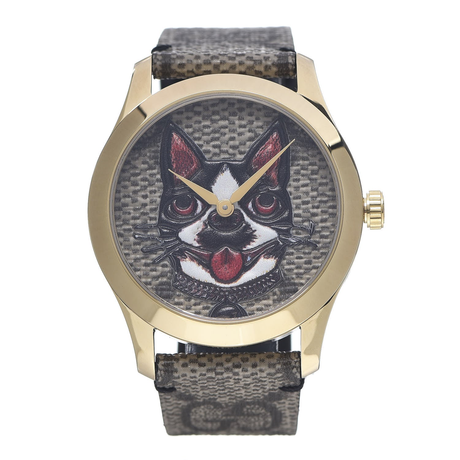 Gucci Stainless Steel Canvas 38mm G-Timeless GG Supreme Bosco