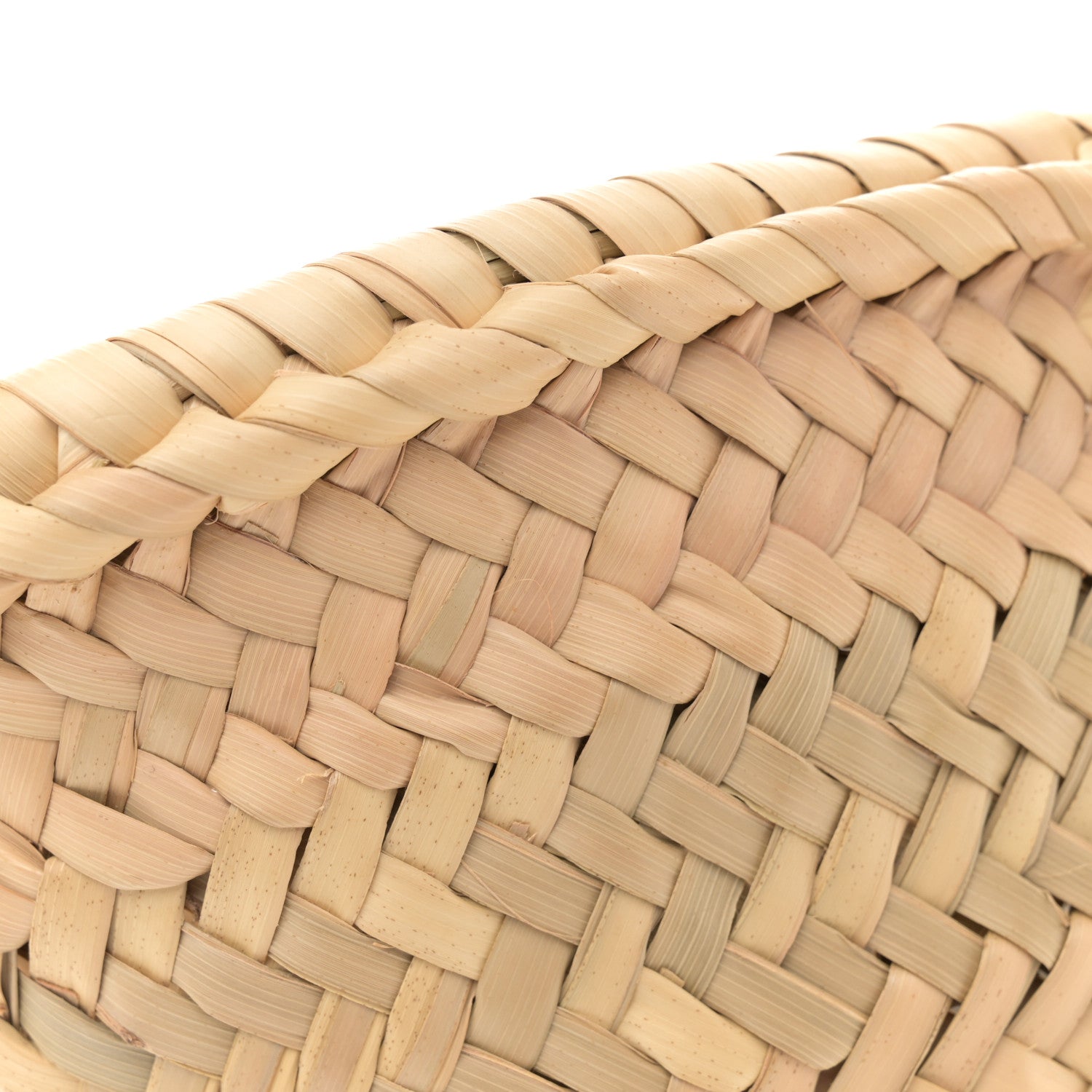 Chloe Raffia Small Grain Calfskin Medium Marcie Basket Yellow 13 of 13