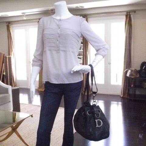 Leather Medium Cannage Bag