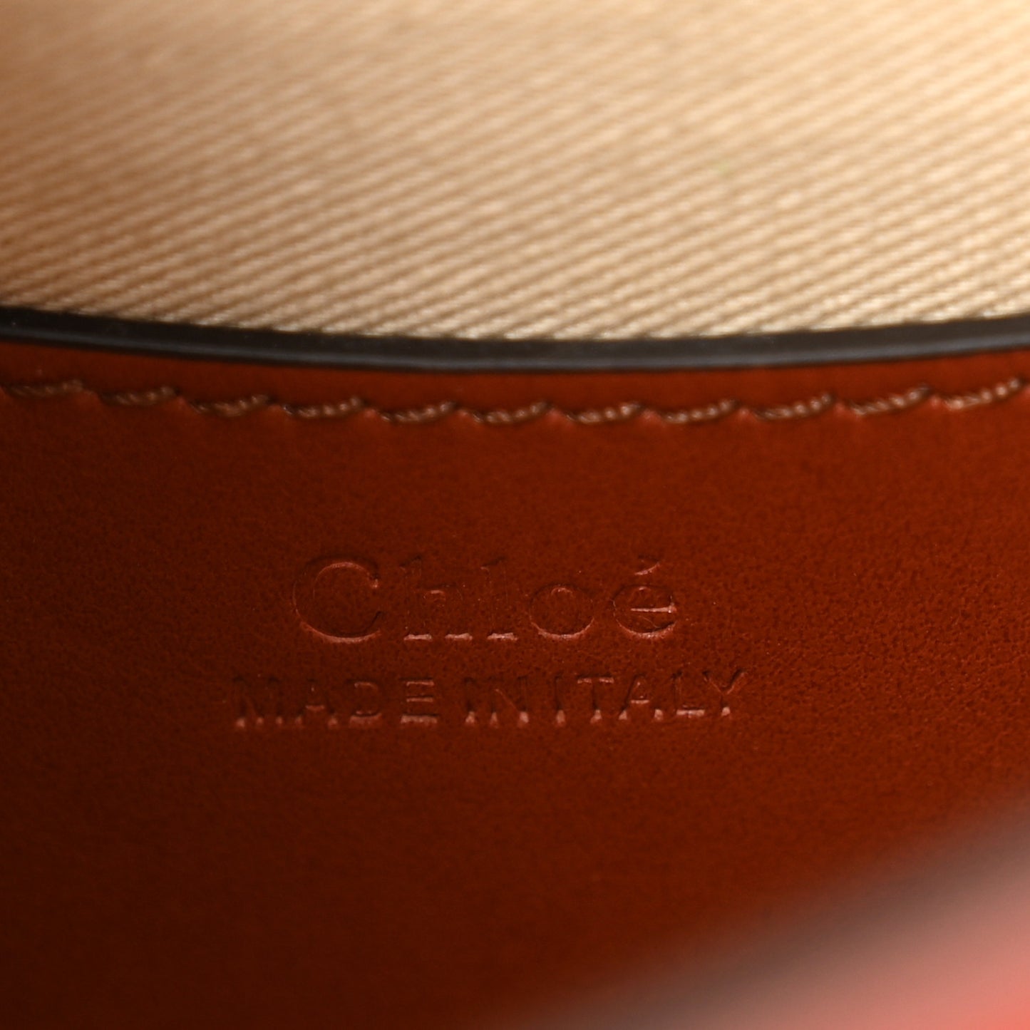 Calfskin Small Tess Bag Sepia Brown