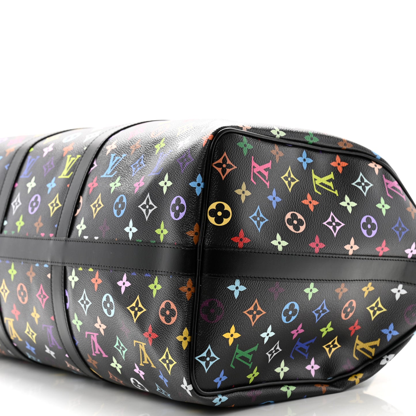 LV X TM Monogram Multicolor Keepall Bandouliere 50 Black