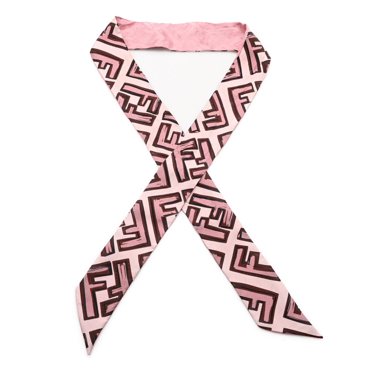 Silk Wrappy Bandeau Pink