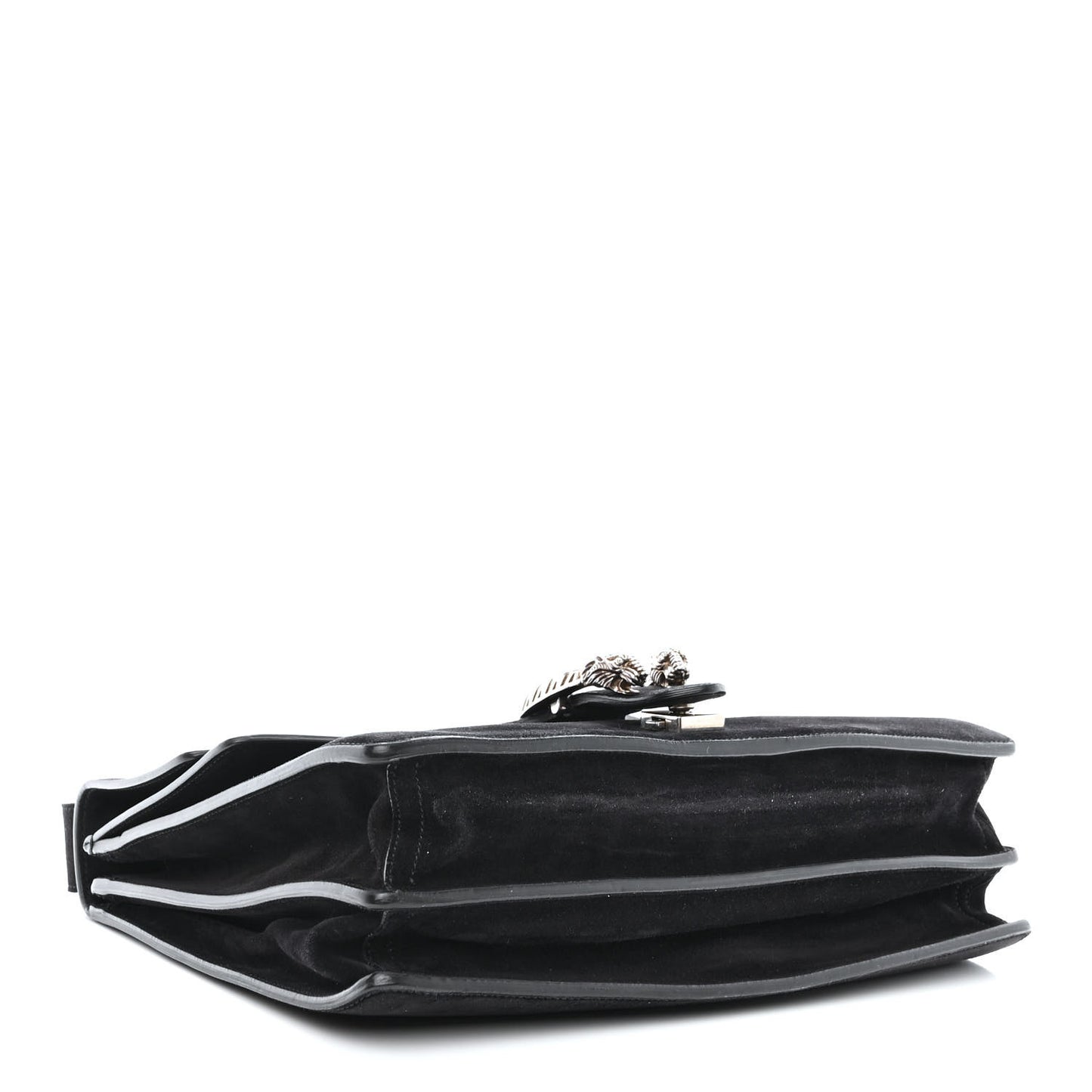 Suede Medium Dionysus Messenger Bag Black
