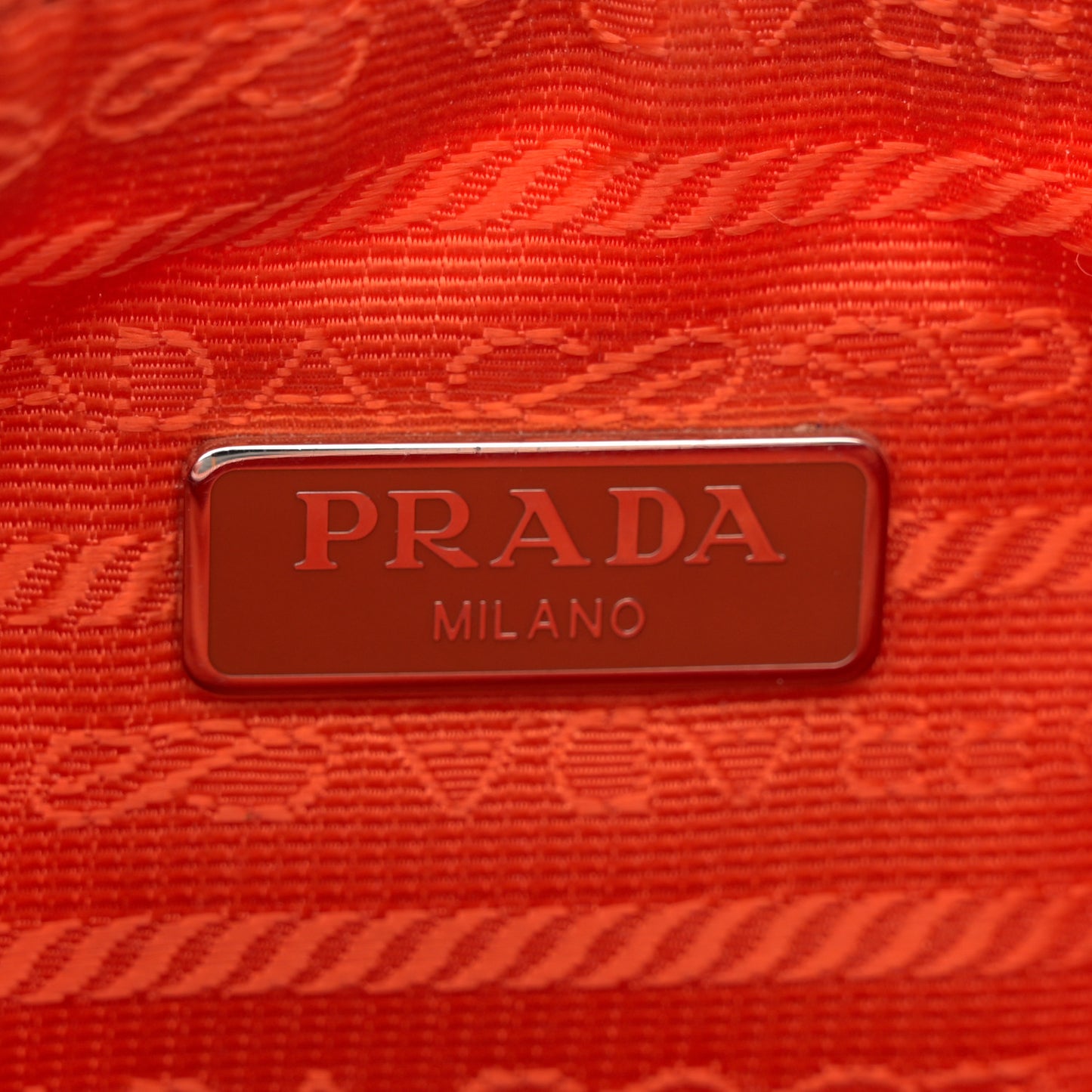 Re-Nylon Saffiano Mini Re-Edition 2005 Bag Arancio