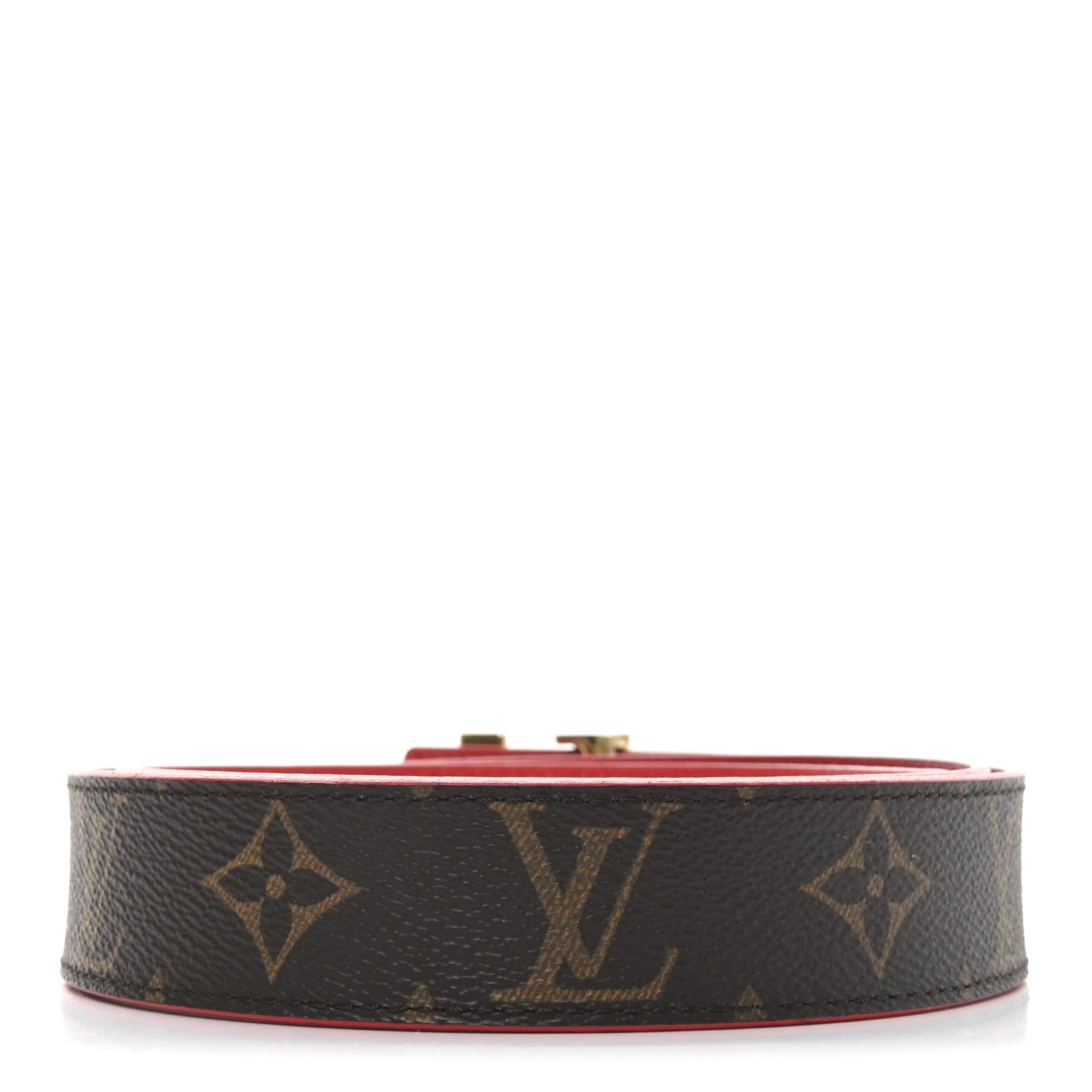 Louis Vuitton Monogram 30mm LV Initiales Reversible Belt 90 36 Coquelicot 2 of 5