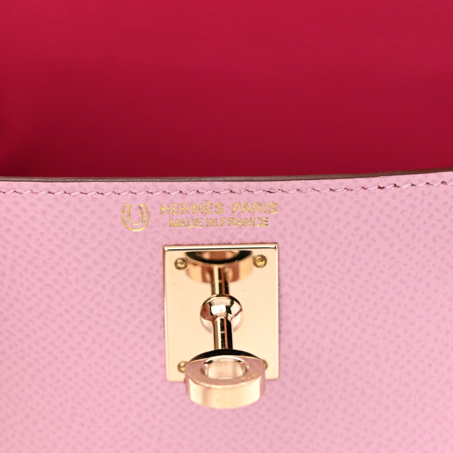 Epsom Horseshoe Mini Kelly Sellier 20 Mauve Sylvestre Rose Mexico