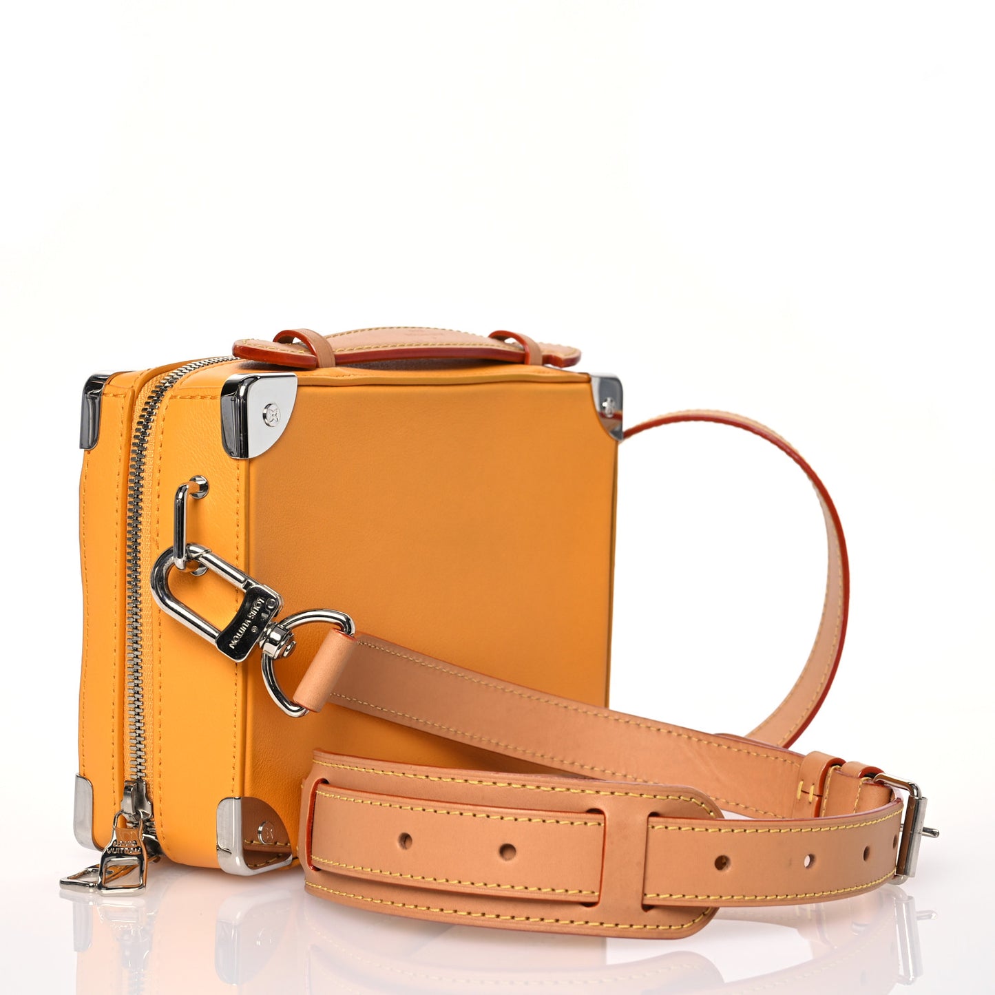 Calfskin Soft Trunk Saffron