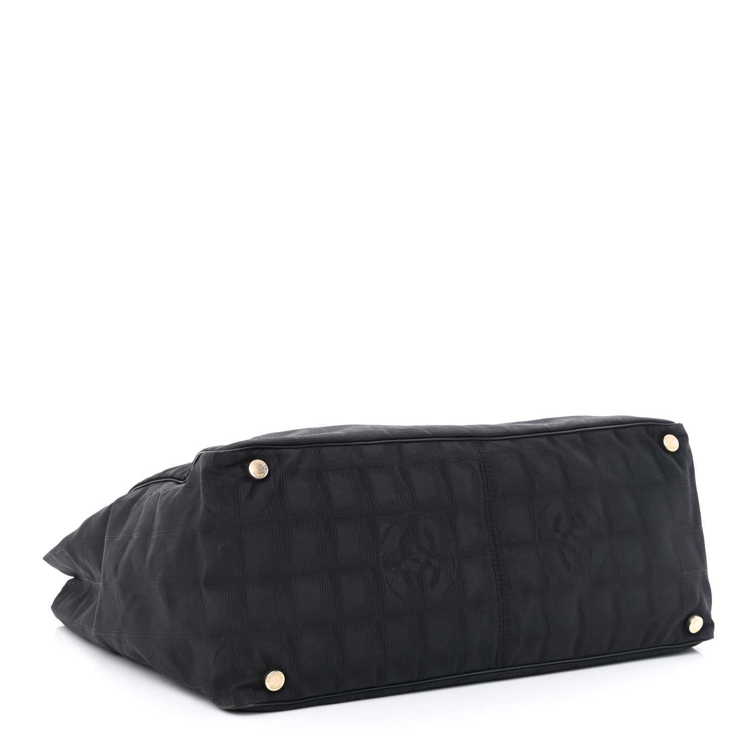 Chanel Nylon Medium Travel Tote Black 5 of 15