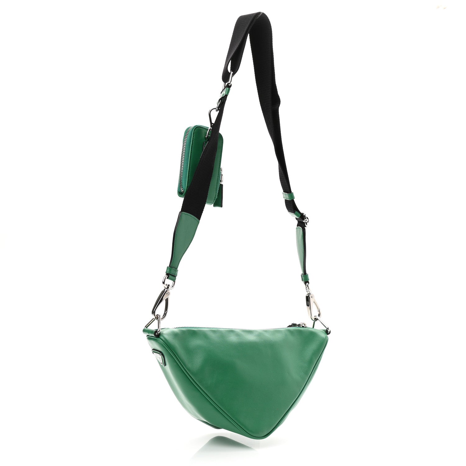 Prada Grace Lux Triangle Shoulder Bag Mango 3 of 10