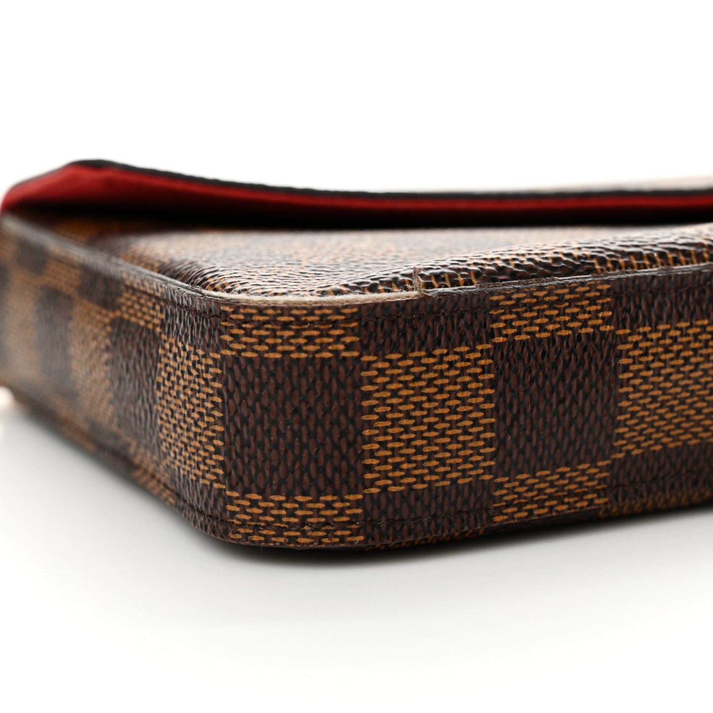 Damier Ebene Pochette Felicie Chain Wallet