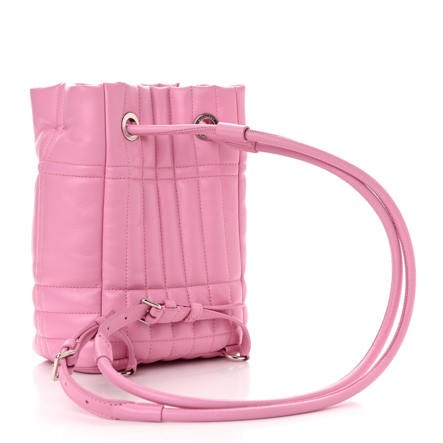 Lambskin Quilted Mini Lola Backpack Primrose Pink