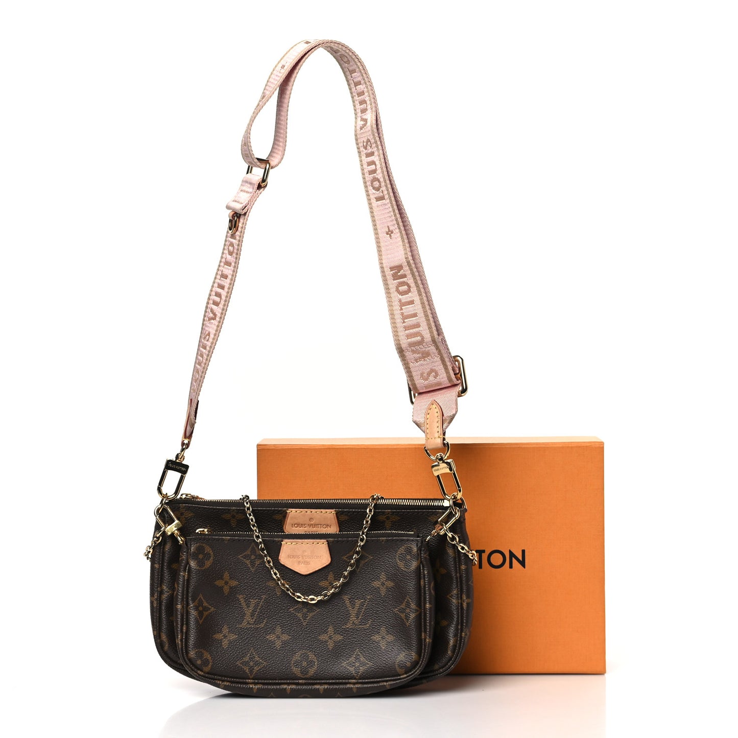 Monogram Multi Pochette Accessories Rose Clair