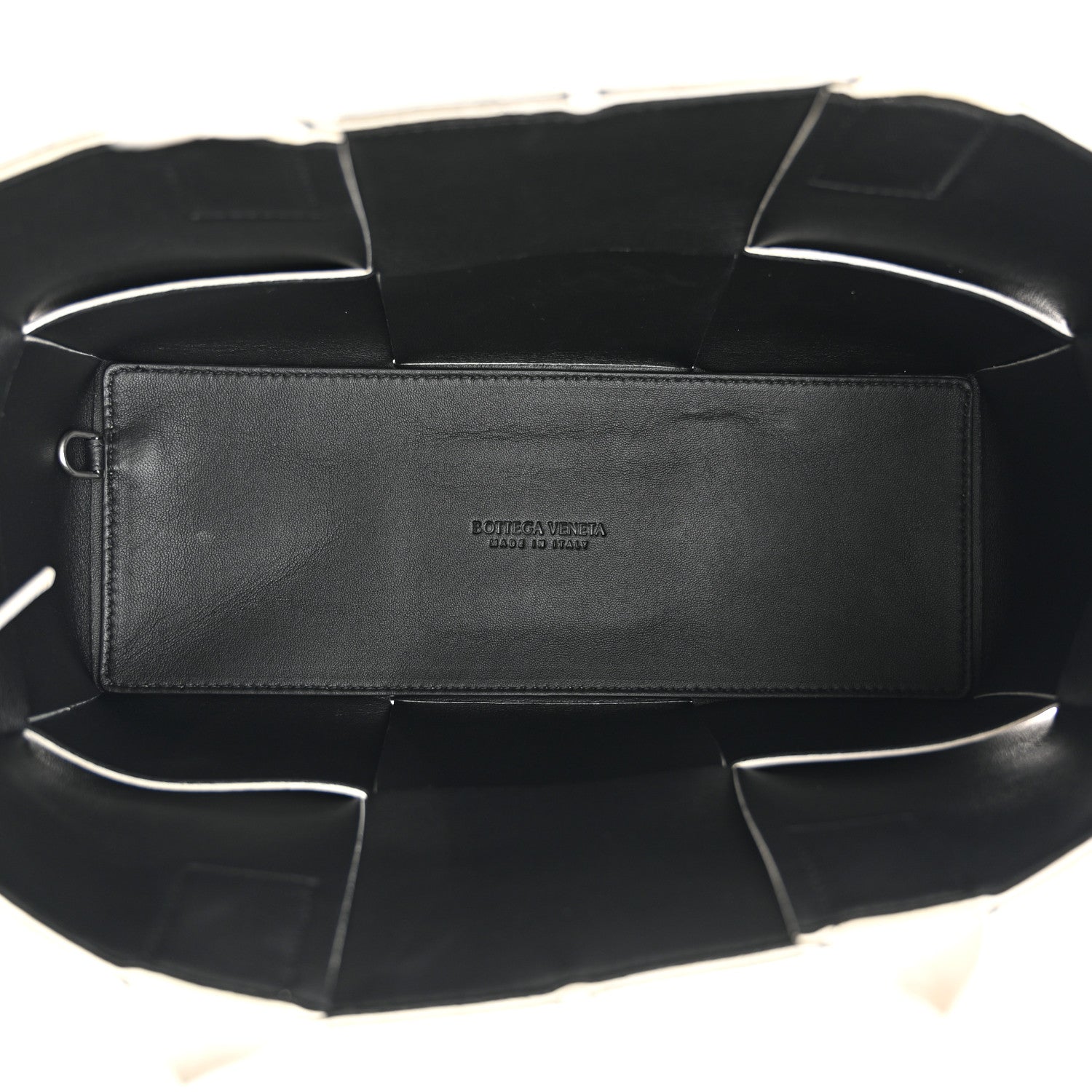 Bottega Veneta Nappa Maxi Intrecciato Medium Arco Tote Chalk Black 6 of 12
