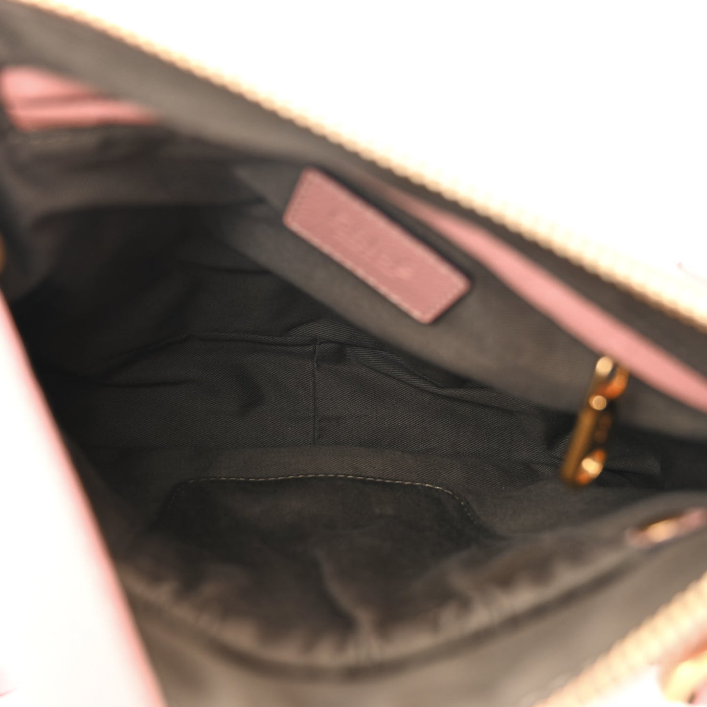Calfskin Small Marcie Satchel Fallow Pink