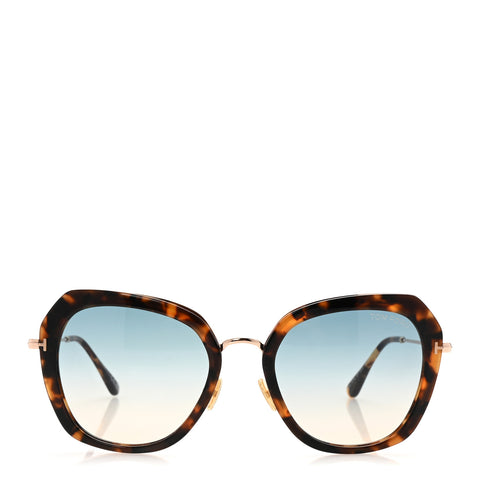 Acetate Metal Kenyan Sunglasses TF792 Havana