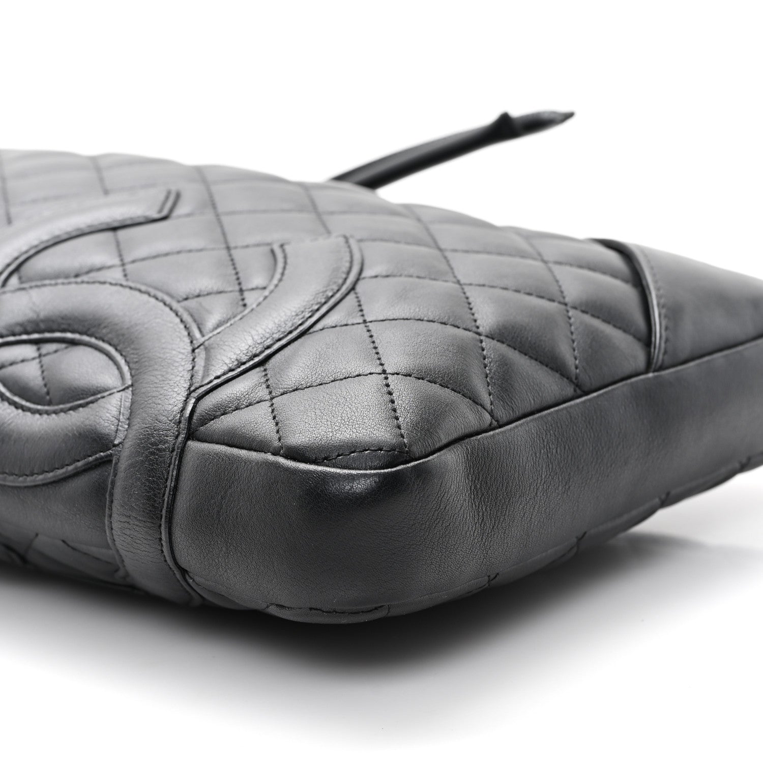Chanel Calfskin Quilted Medium Cambon Messenger Black 9 of 10
