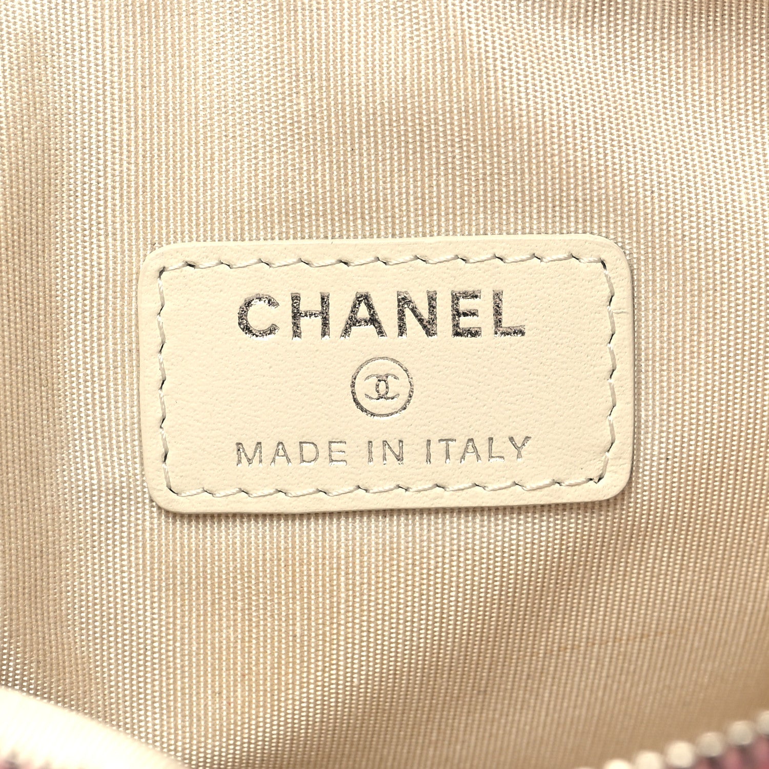 Chanel Woven Straw Raffia Small Deauville Pouch Pink 6 of 10