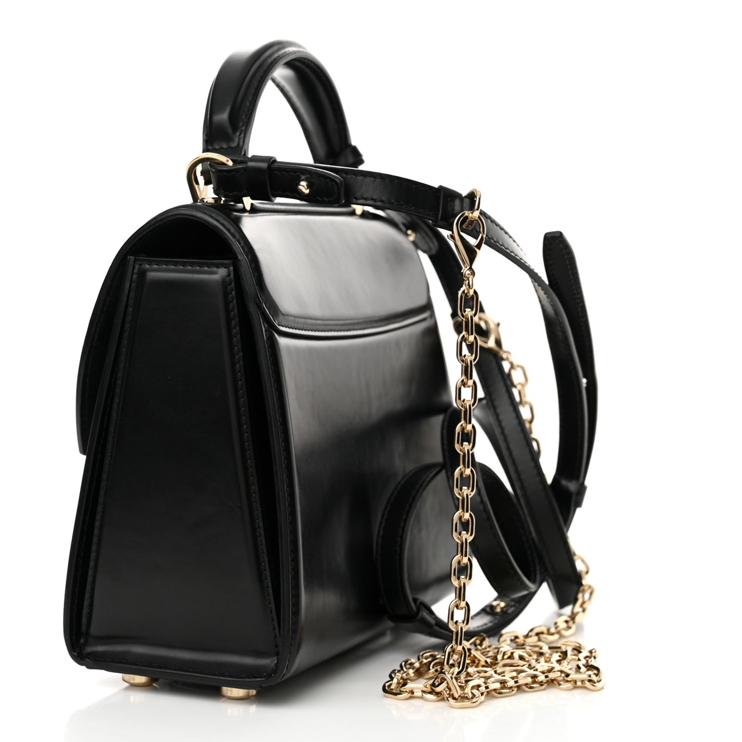 Smooth Calfskin Small Boxyz Black