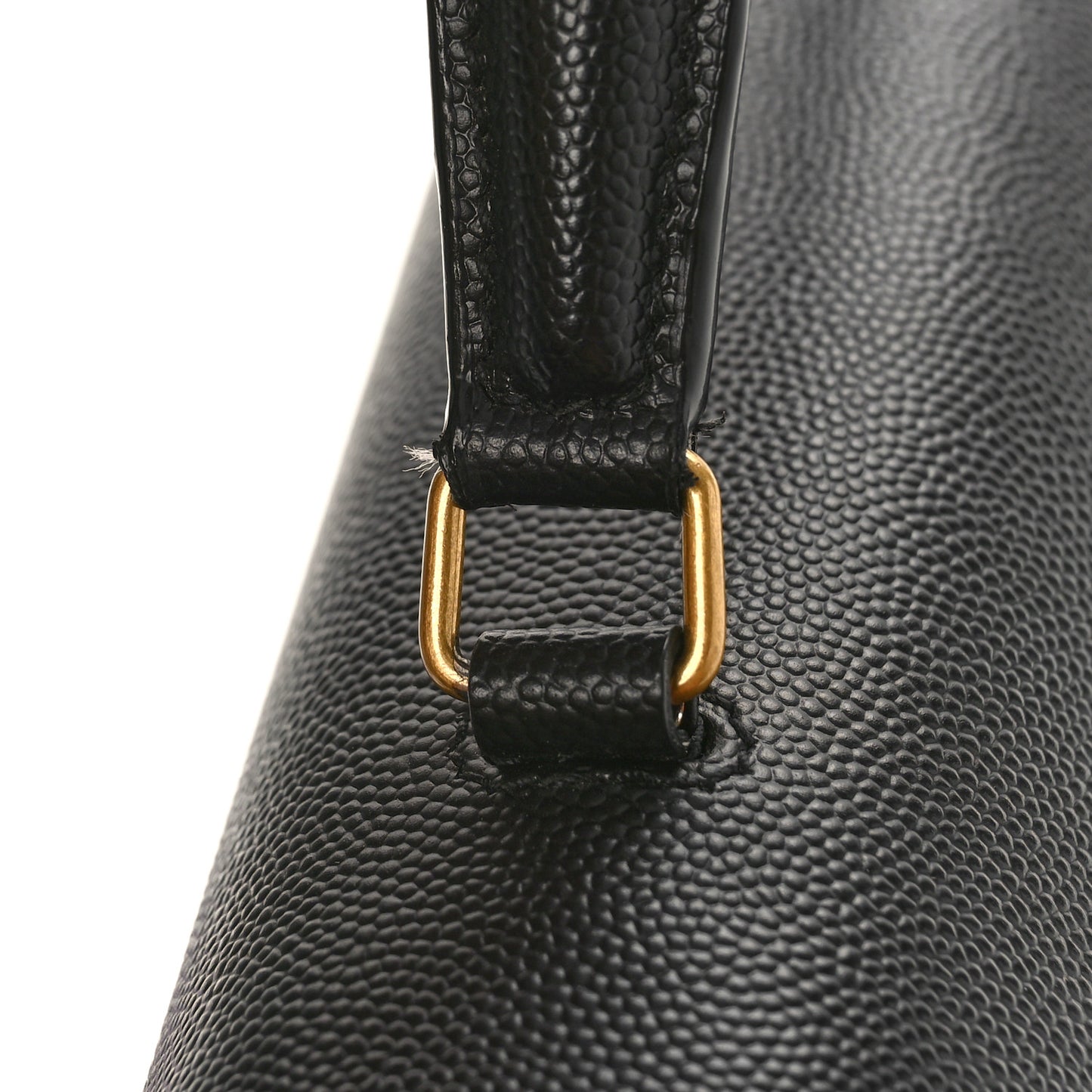 Grain de Poudre Medium Classic Monogram Cassandra Top Handle Black Rouge Legion