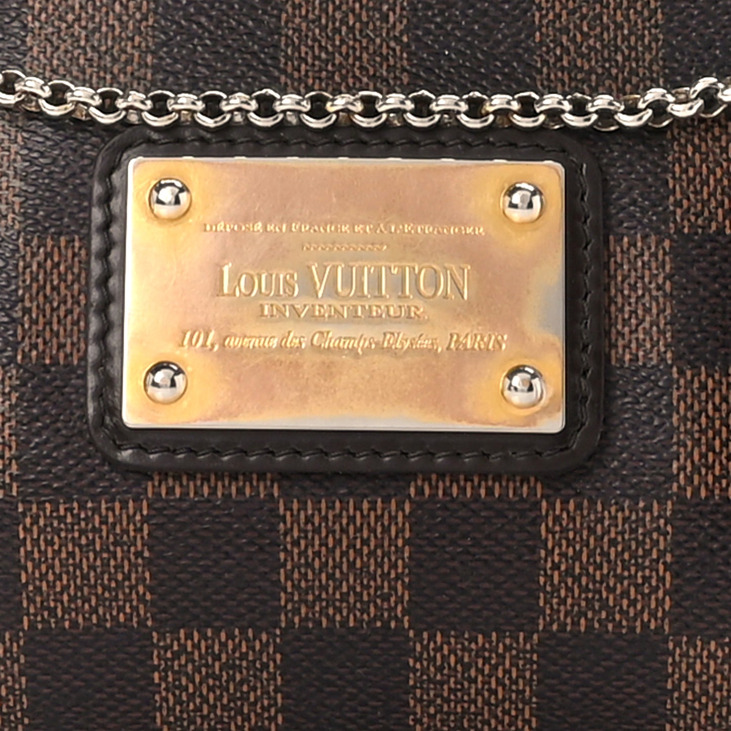 Damier Ebene Eva Clutch