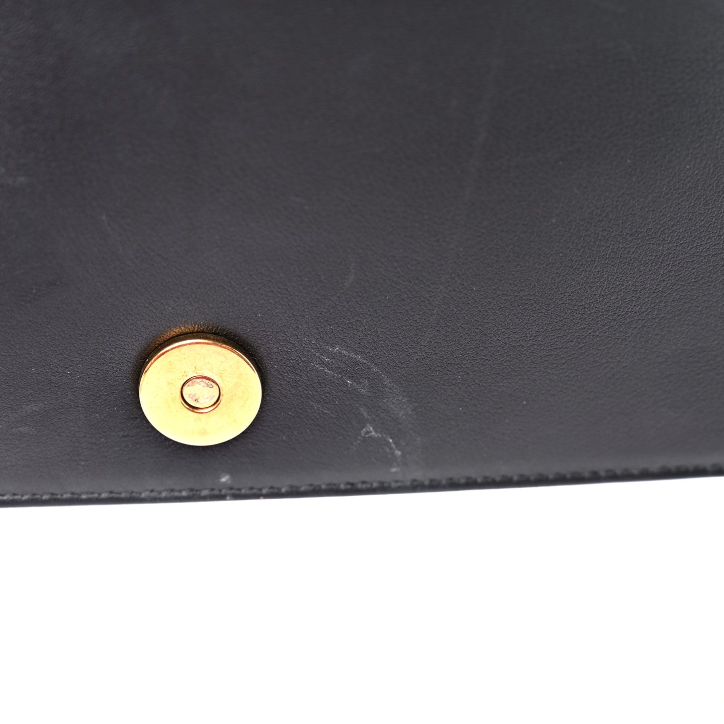 Lambskin Studded Micro Diorama Flap Bag Black