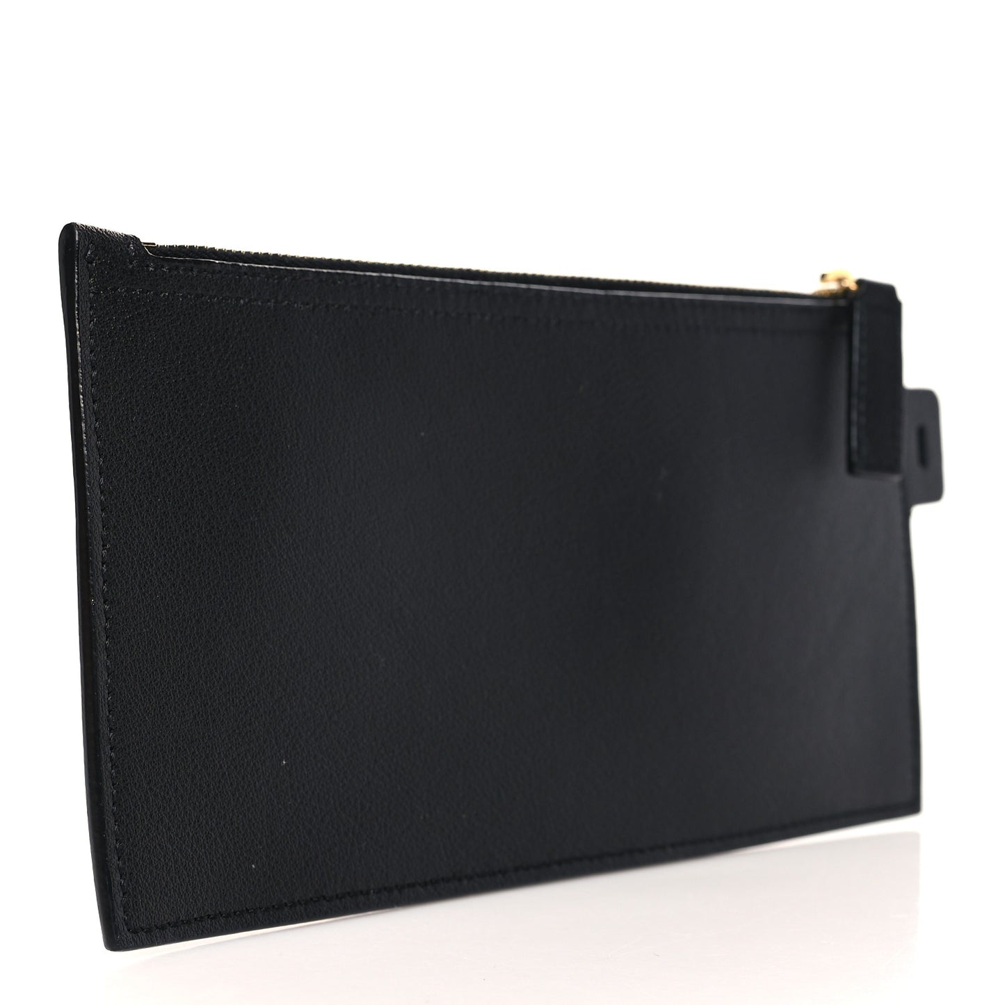 Calfskin North-South Shopping Tote Pouch Black