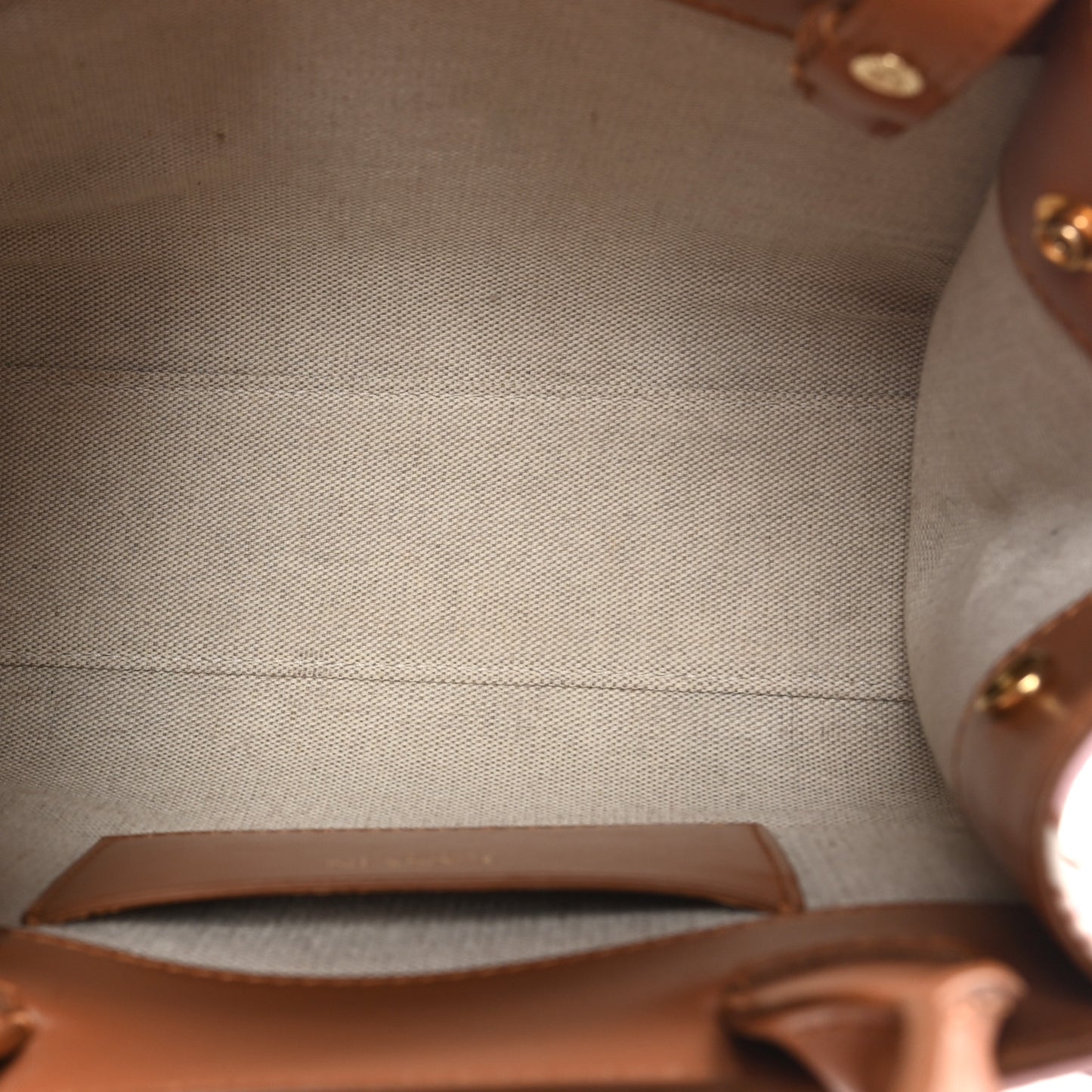 Calfskin Canvas 3D JL Printed Nano In & Out Tote Pink