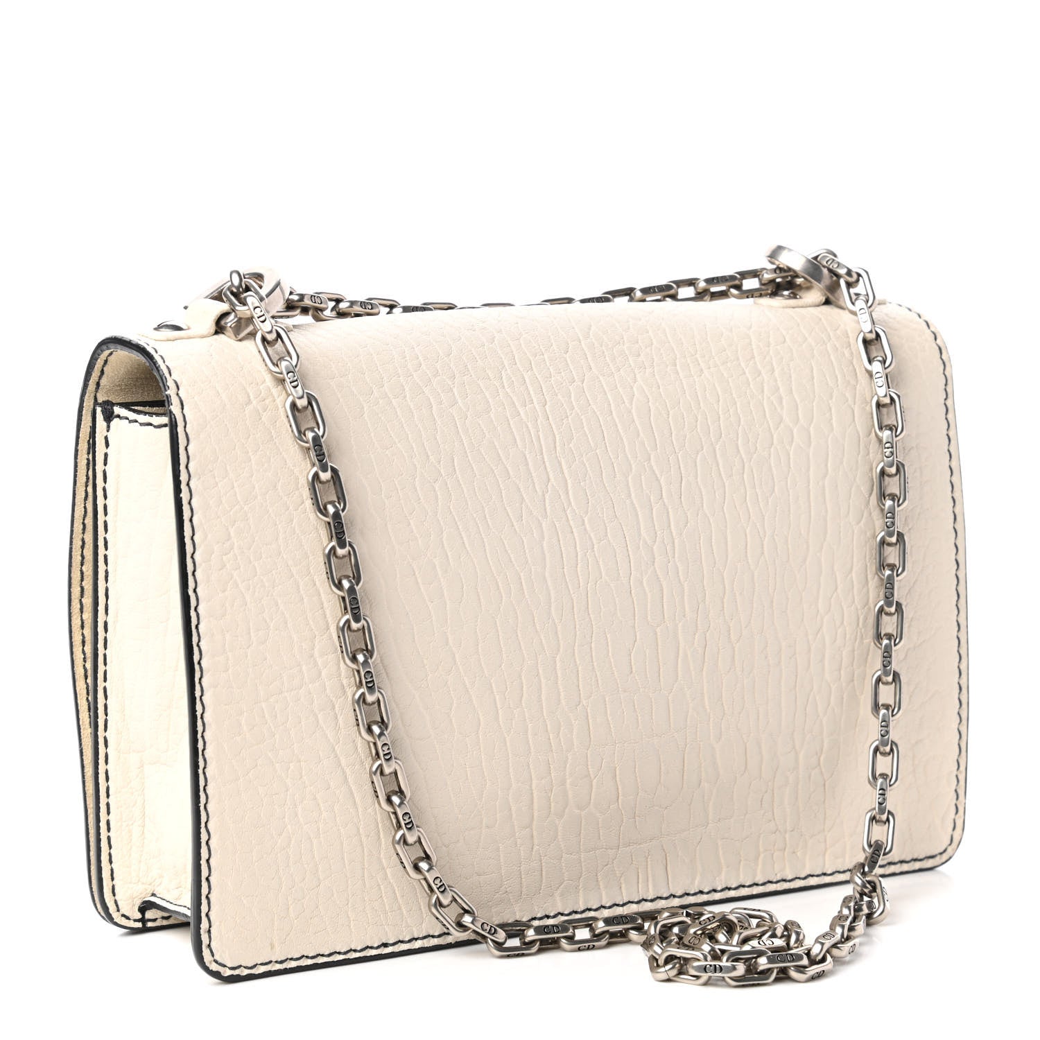 Christian Dior Canyon Grained Lambskin J'Adior Chain Flap Bag Off White 4 of 10